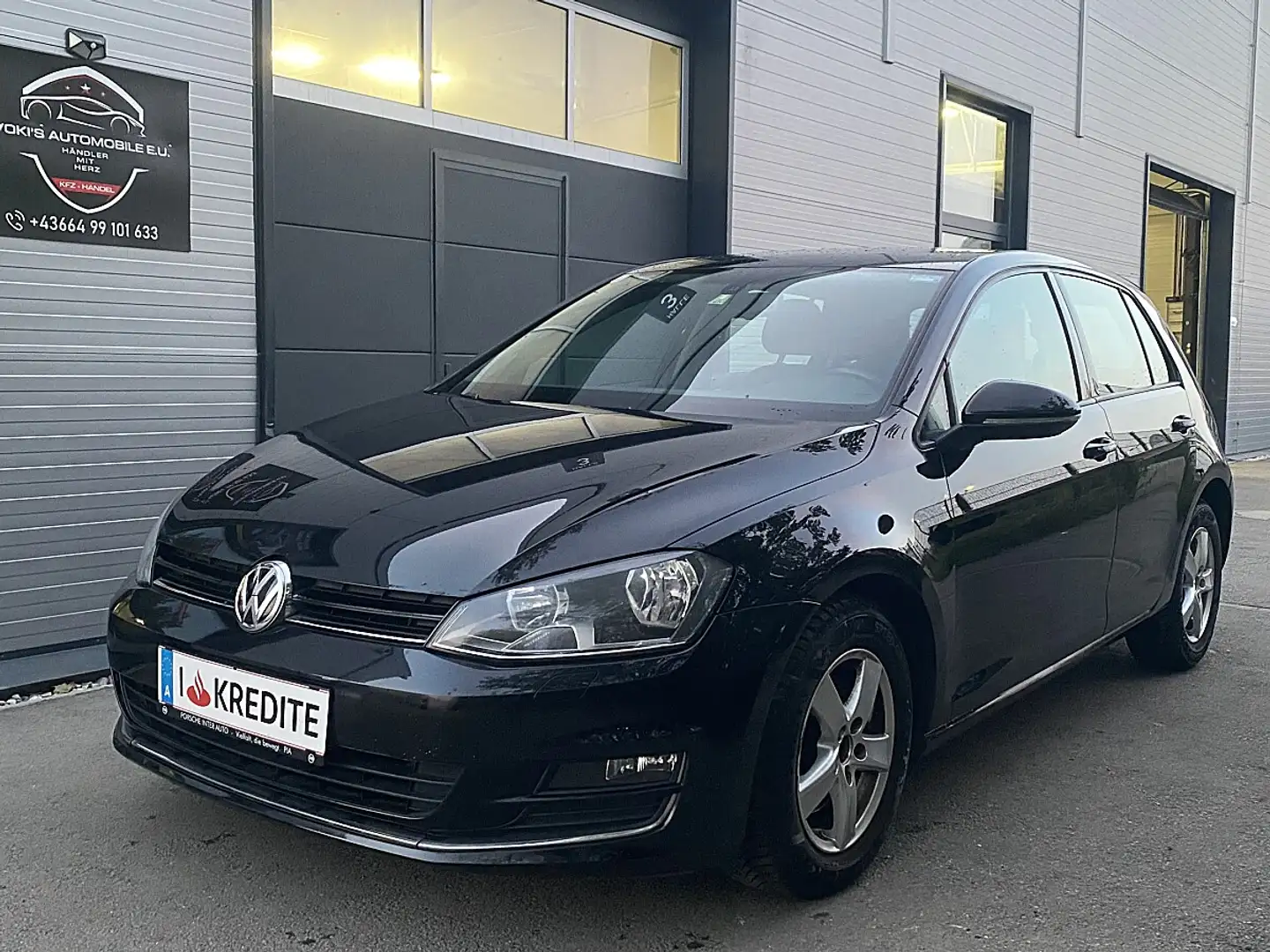 Volkswagen Golf VII Highline 2,0 TDI**Neues Pickerl**Automatik*... Schwarz - 1