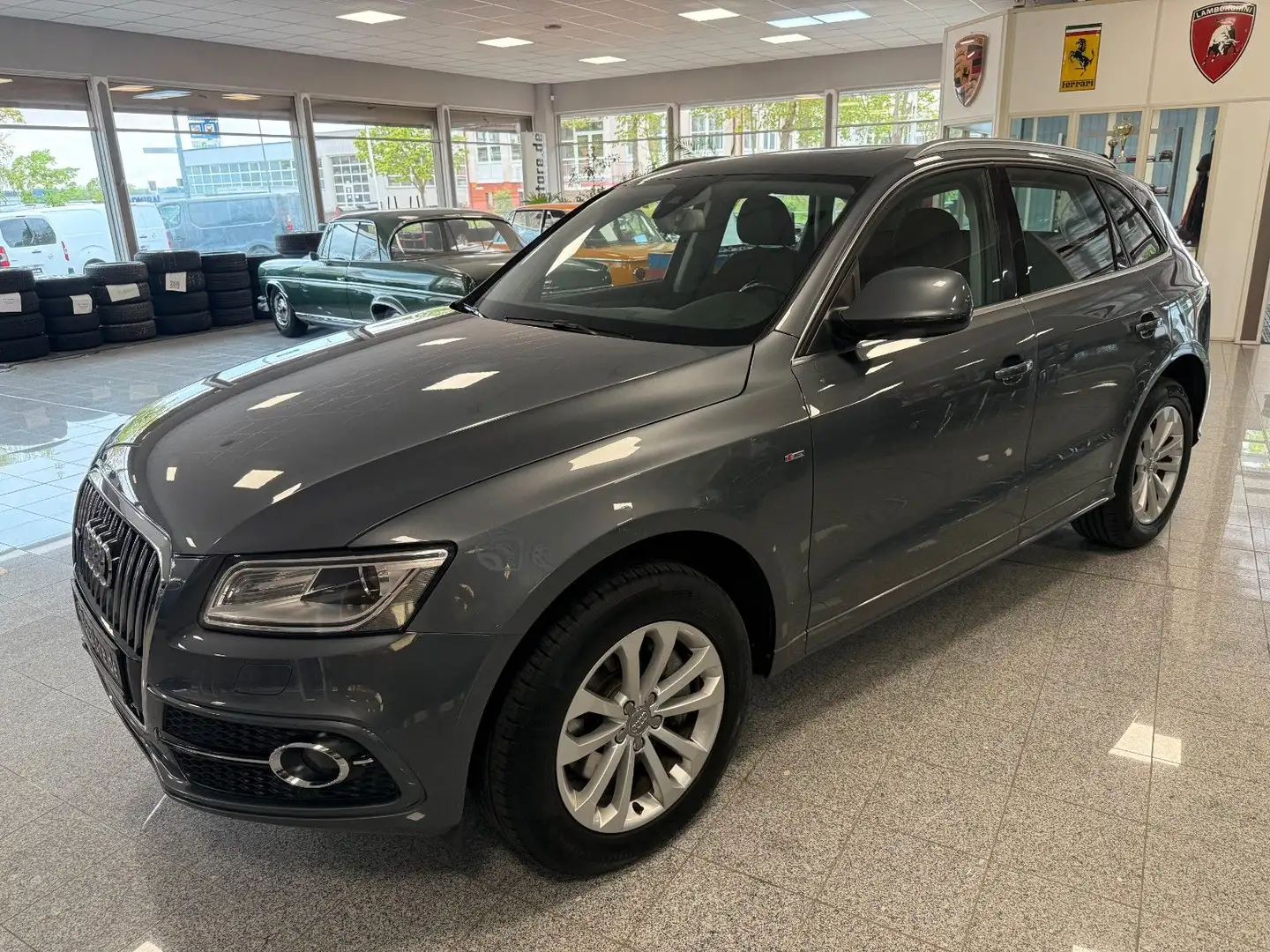 Audi Q5 3.0 TDI Q. V6 S-LINE |MY13|1H|18"|XEN|AHK|NAV Grigio - 1