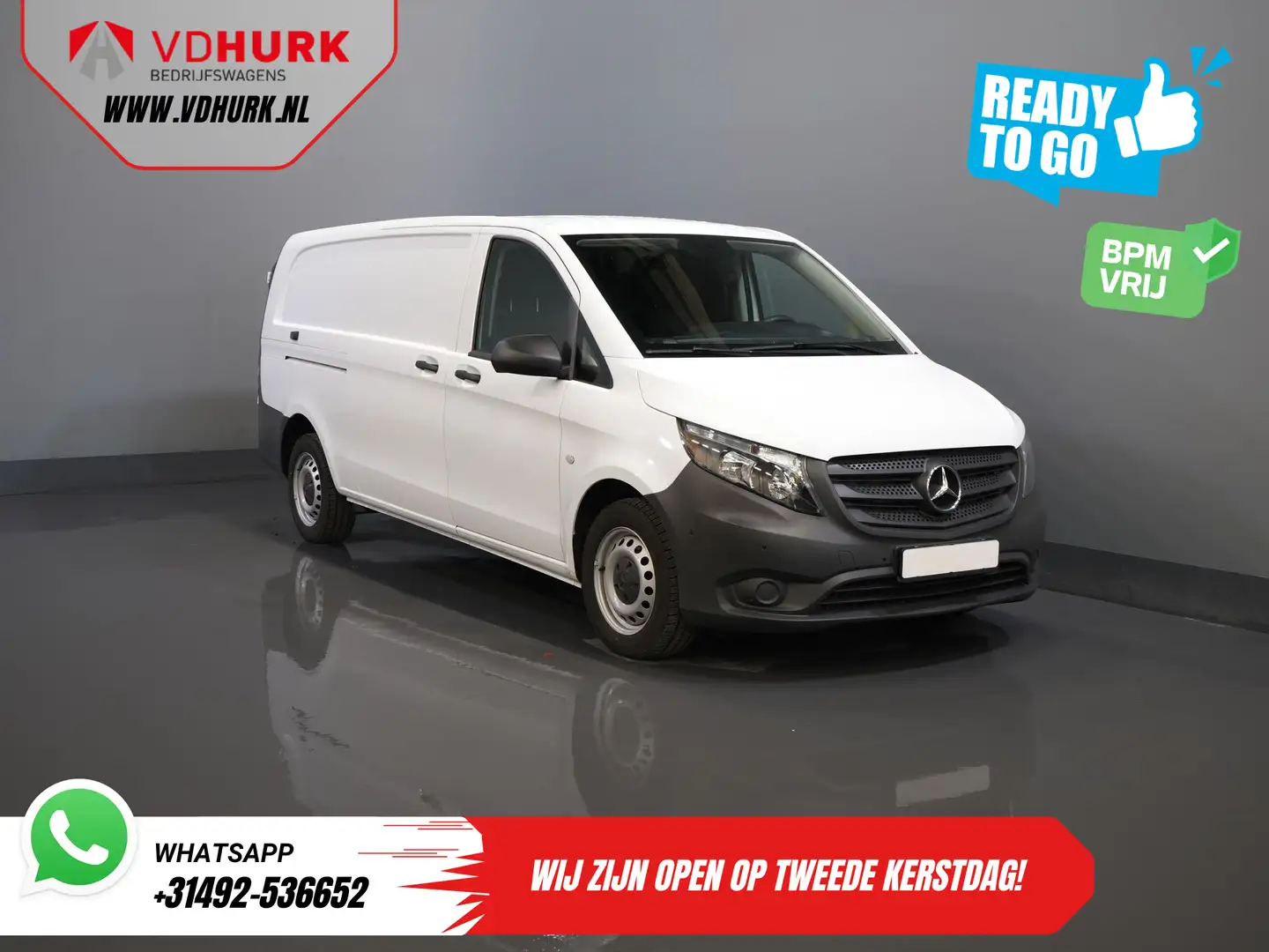 Mercedes-Benz Vito 116 CDI Aut. L3 XL BPM VRIJ! Carplay/ Stoelverw./ Blanc - 1