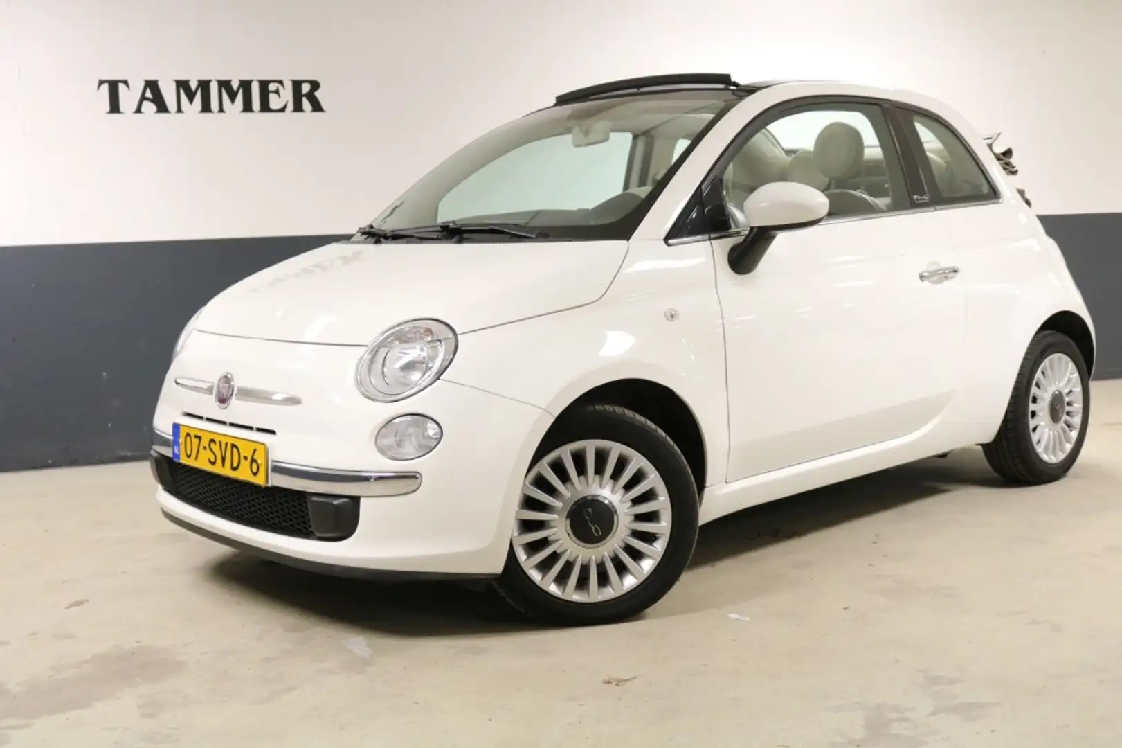 Fiat 500 0.9 TwinAir by Gucci LEER-AIRCO-NAP Wit - 1