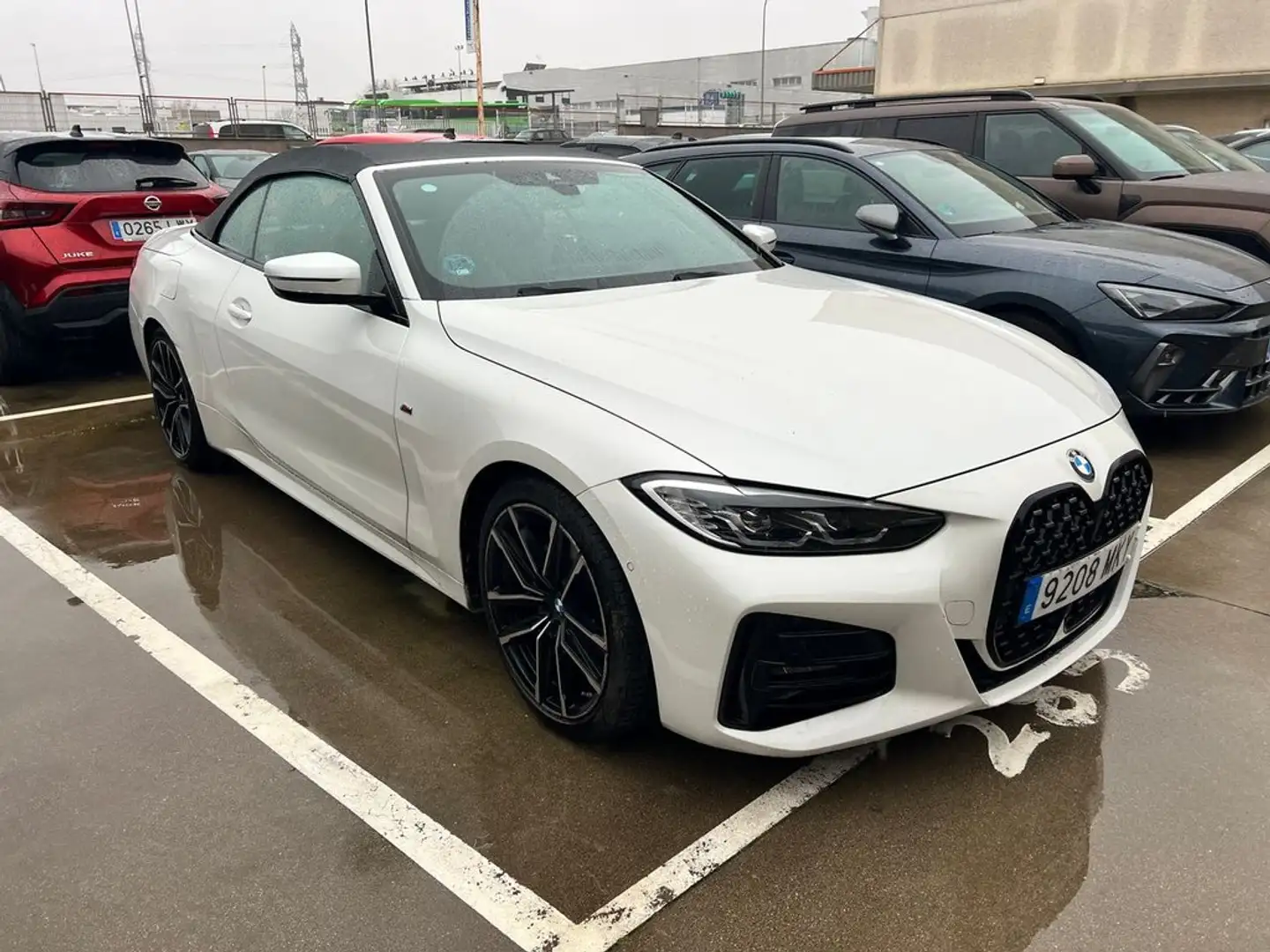 BMW 420 420i Cabrio Blanc - 2