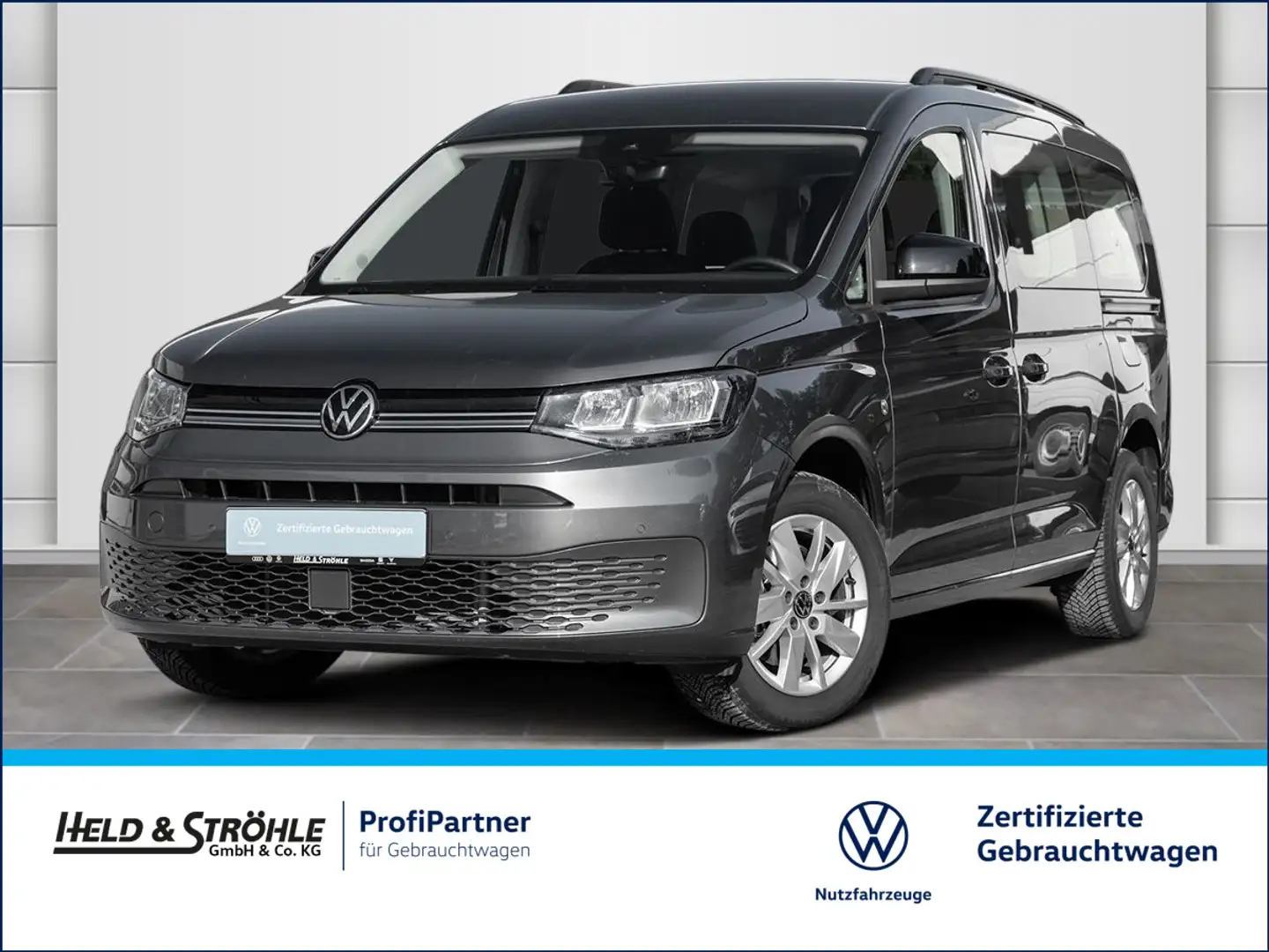 Volkswagen Caddy Life 2.0 TDI DSG NAV ACC SHZ DAB+ 7S Grau - 1