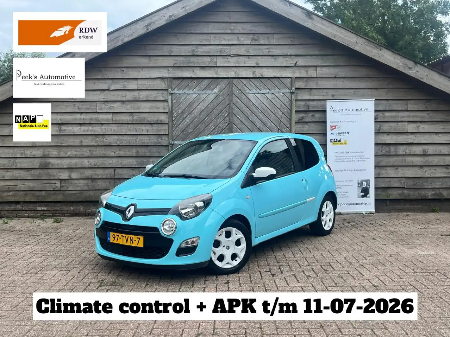 Renault Twingo 1.2 16V Dynamique | Clima | Cruise | Elektrische r Blauw - 1