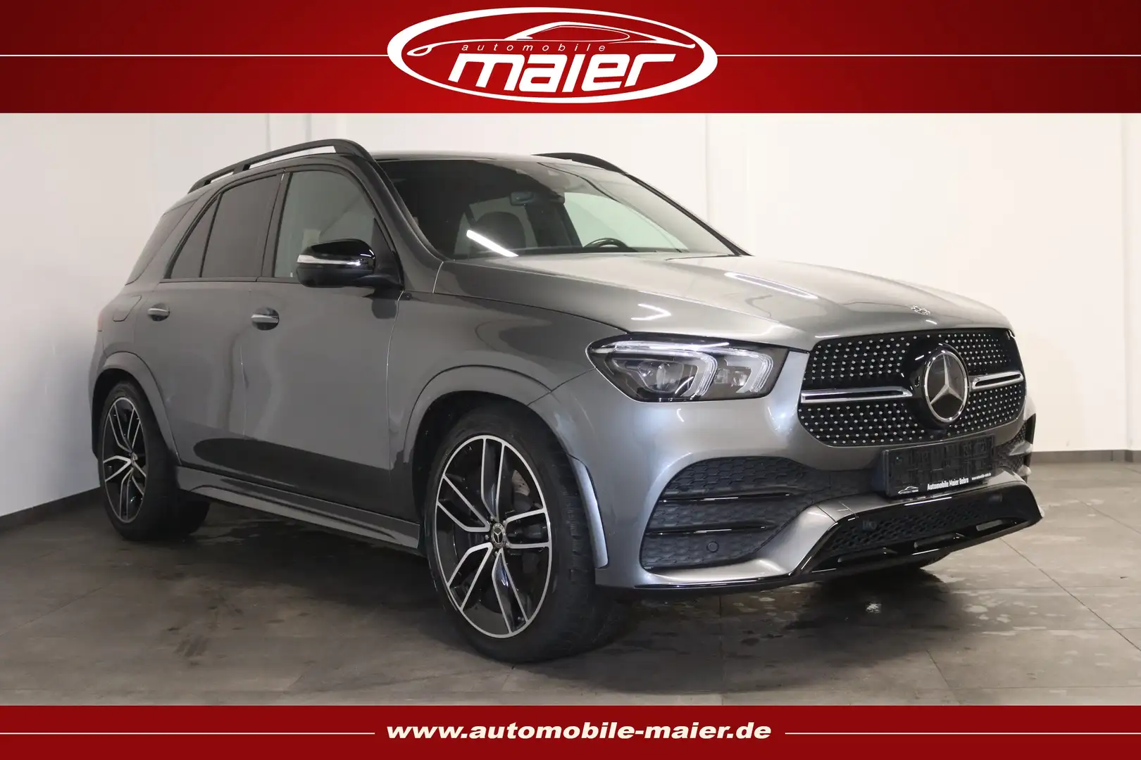 Mercedes-Benz GLE 450 AMG 4M.-Pano-360°-Burmester-Luft-AHK-LED Grau - 1
