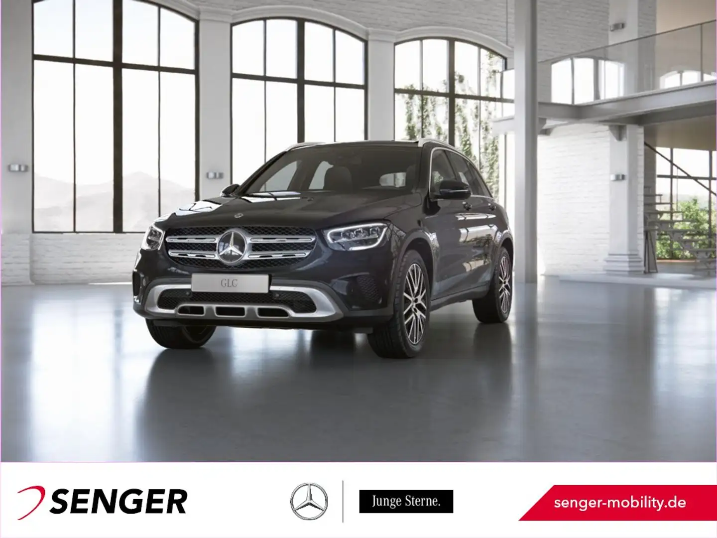 Mercedes-Benz GLC 220 d 4M Panorama Ambiente Distronic Kamera Noir - 1