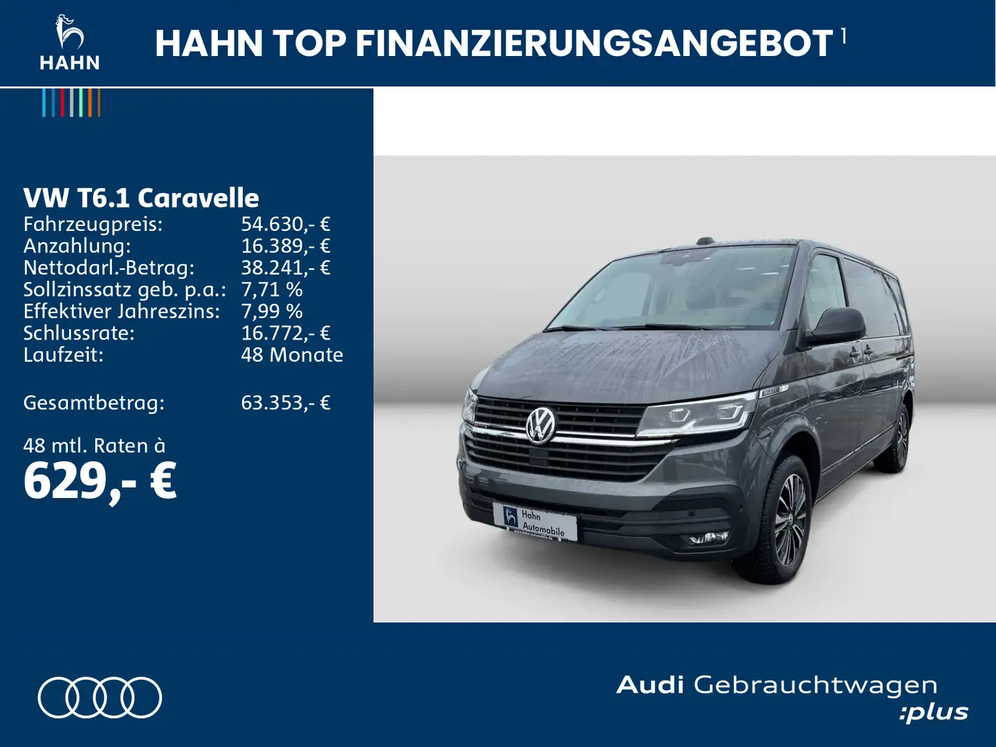 Volkswagen T6.1 Caravelle T6.1 Comfortline Caravelle 2.0TDI Grau - 2