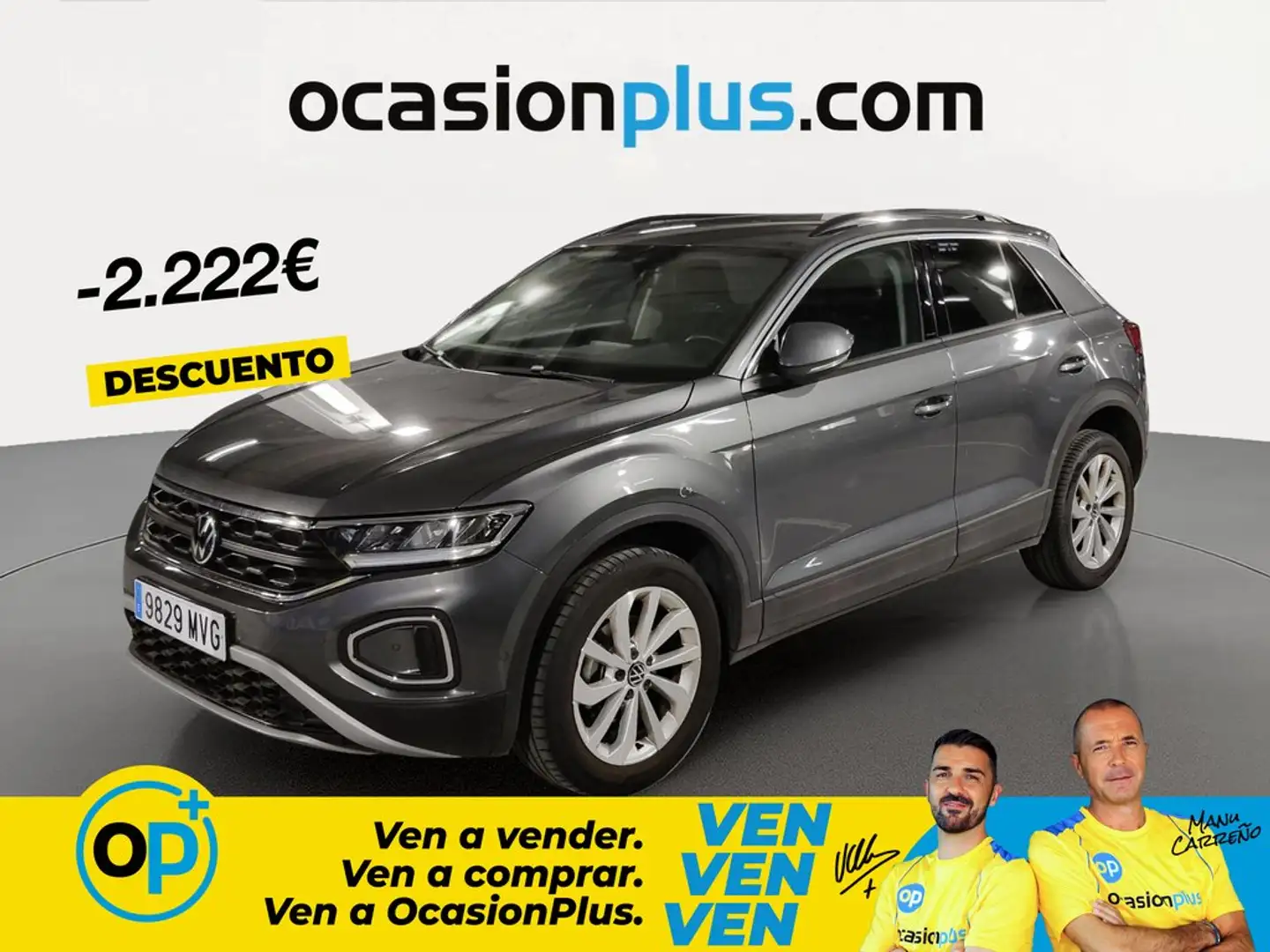 Volkswagen T-Roc 1.0 TSI Life 85kW Gris - 1