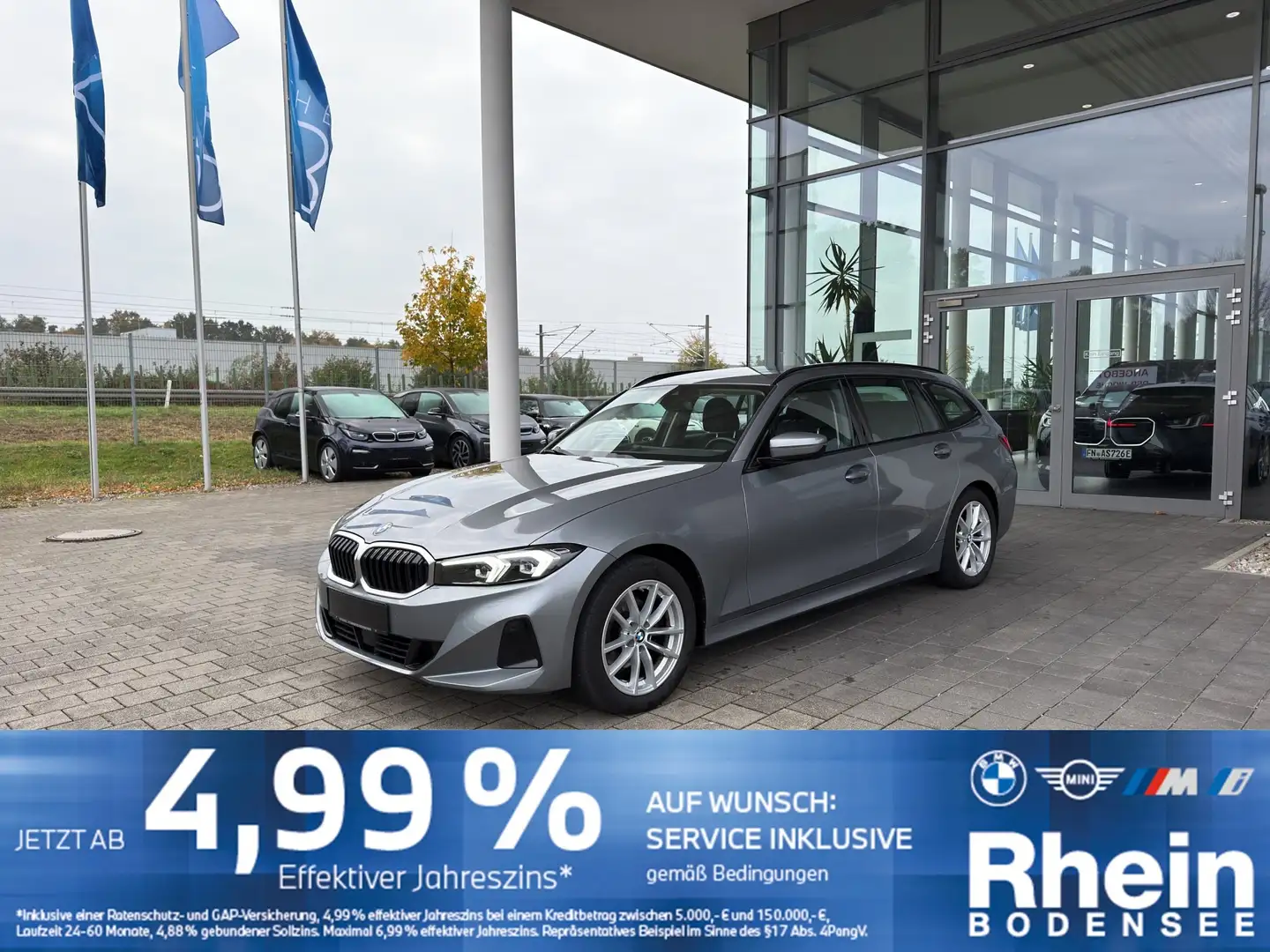 BMW 320 d Touring ACC DrivingAssist. Fernlichtassist. Gris - 1