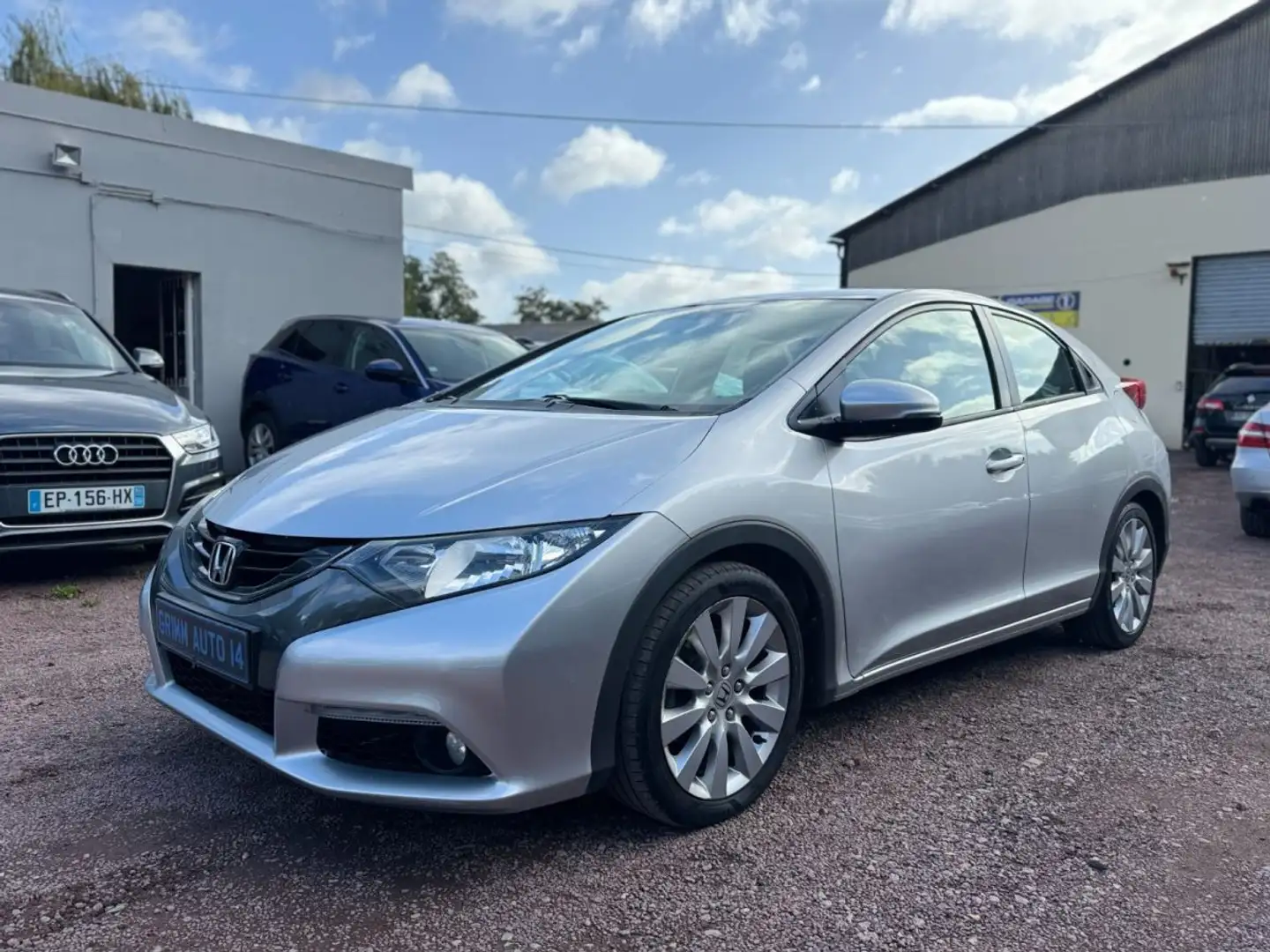 Honda Civic Berline 5 1.6 DTEC 120cv I-DTEC Sport Gris - 2