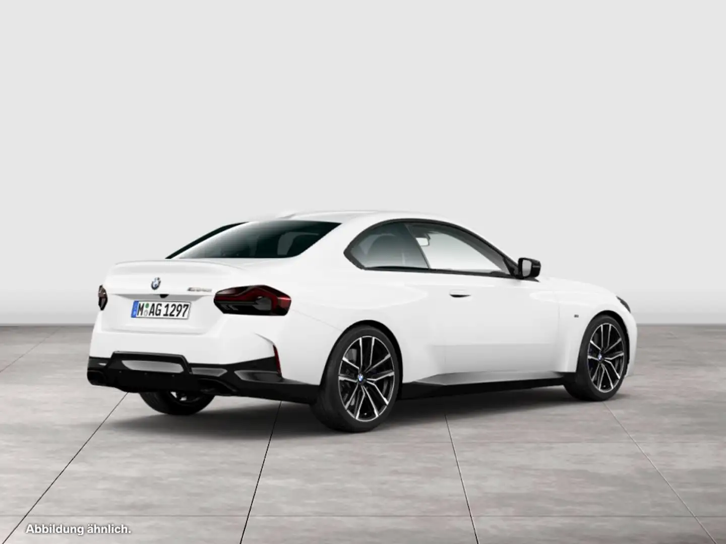 BMW 240 M240i Coupé ACC+RFK+NAVI+LED+H&K+LEDER Weiß - 2