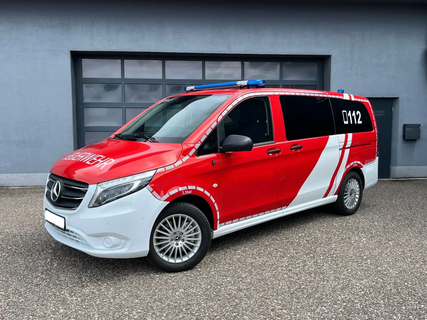 Mercedes-Benz Vito Tourer 116 CDI Pro XL *Feuerwehr, MTF, MTW* Weiß - 1