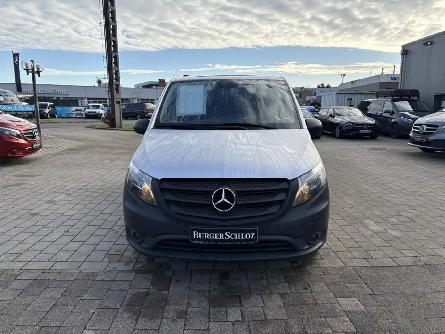 Mercedes-Benz Vito 116 CDI KA lang Klima 3-Sitze Tempomat 270° Türen Silber - 2
