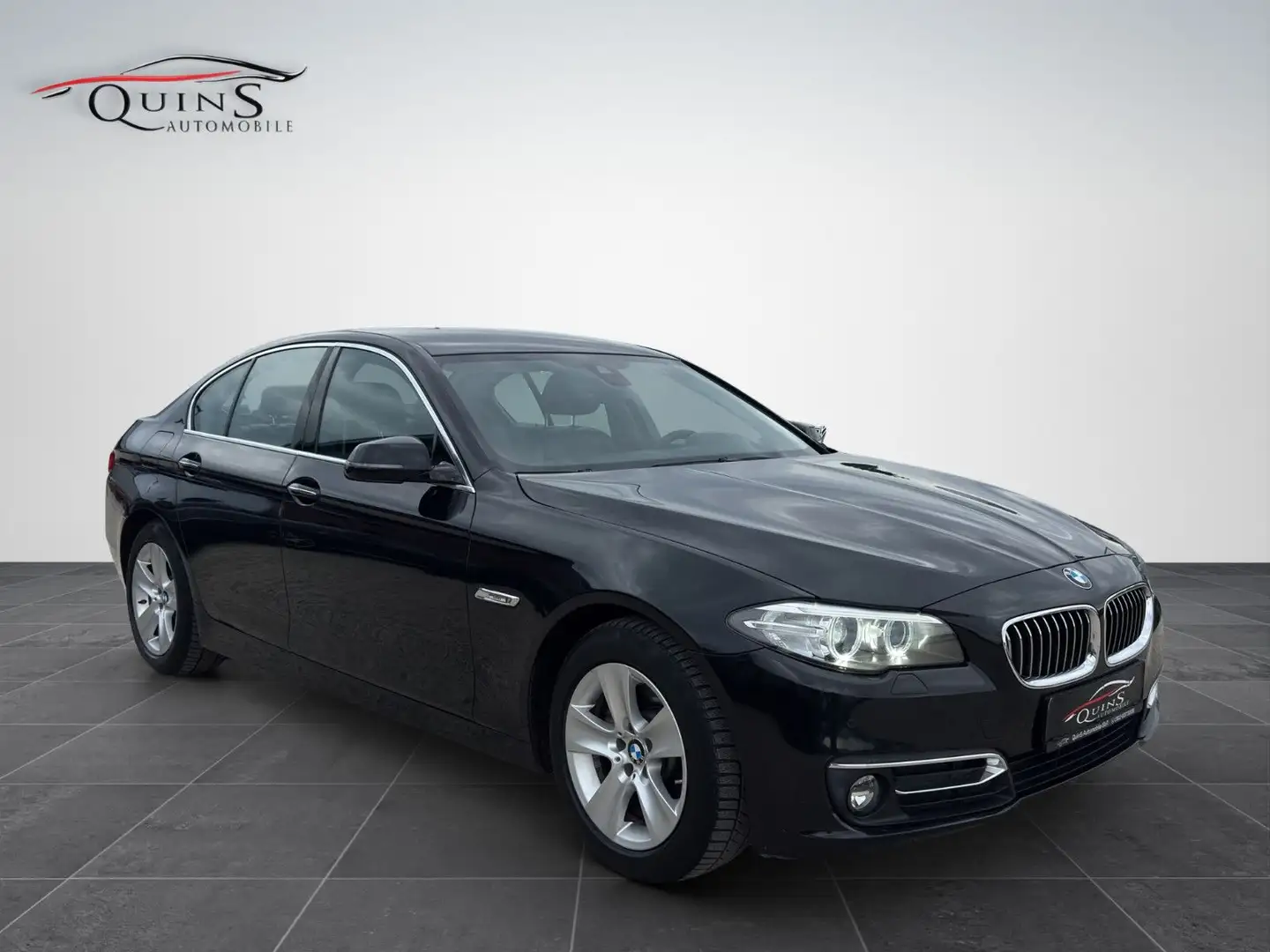 BMW 520 Baureihe 5 Lim. 520 d LEDER AC AHK Schwarz - 1