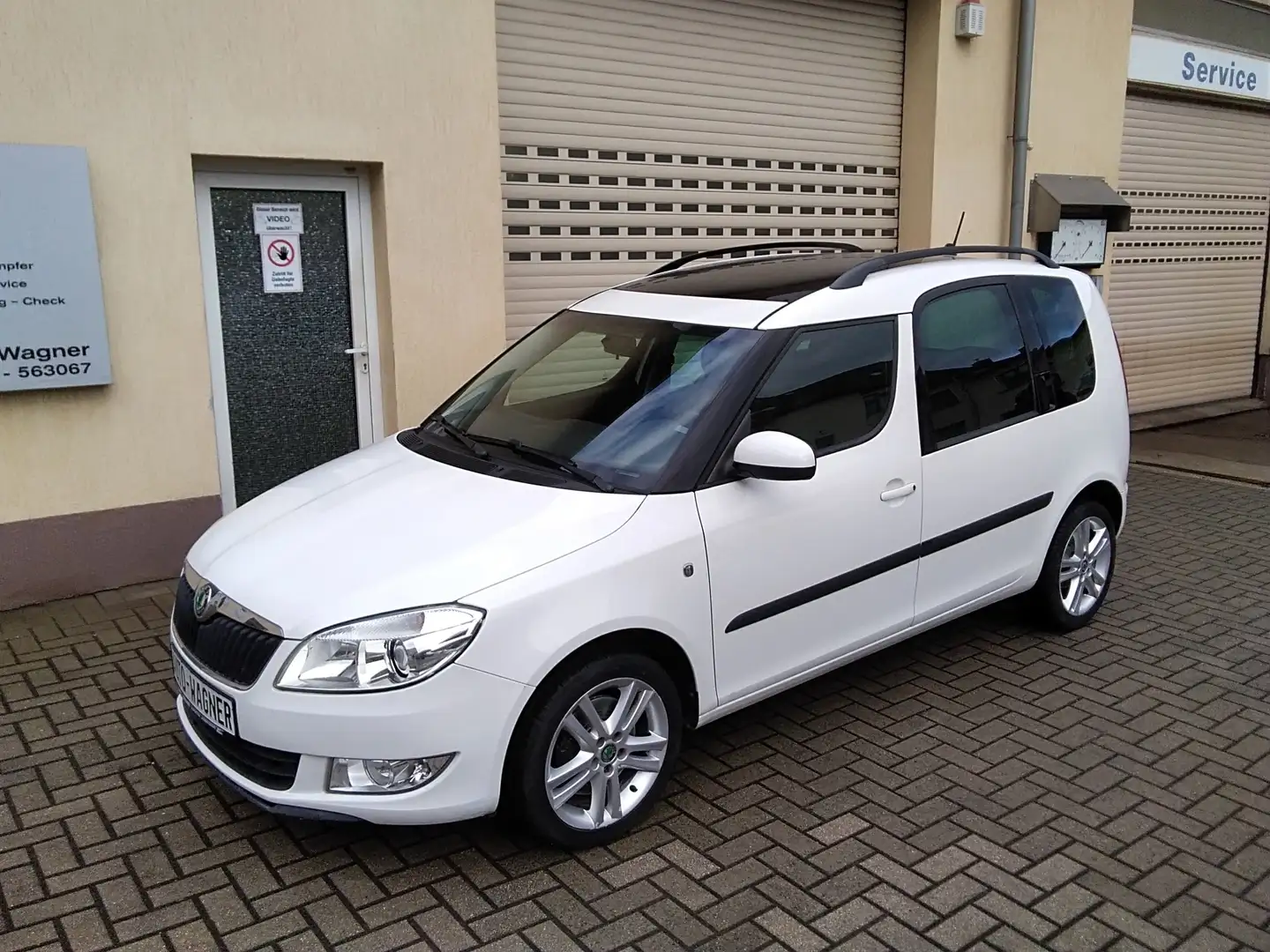 Skoda Roomster Elegance AT PANORAMADACH GRA NAVI PDC Blanc - 1