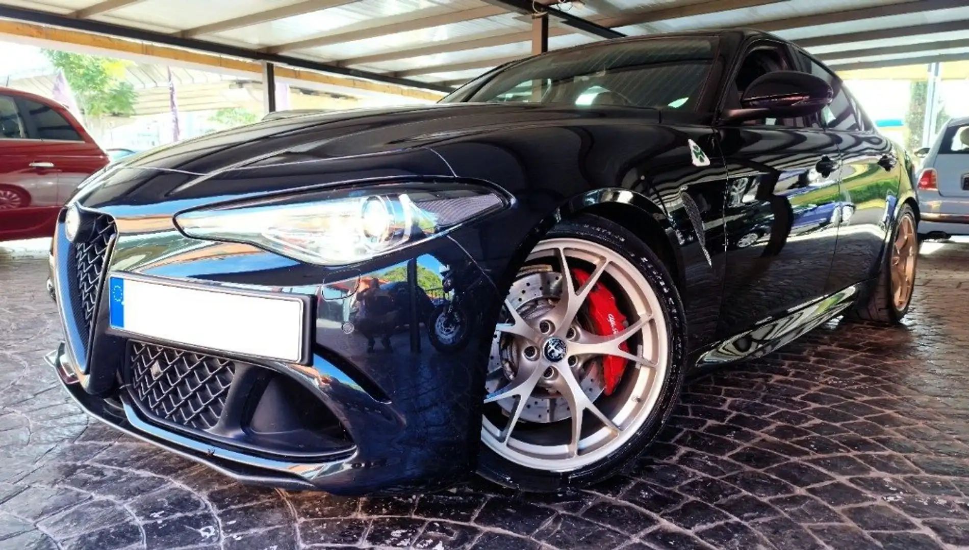 Alfa Romeo Giulia QUADRIFOGLIO CARBONIO CERCHI ORO FULL! 2.9 T V6 Nero - 1