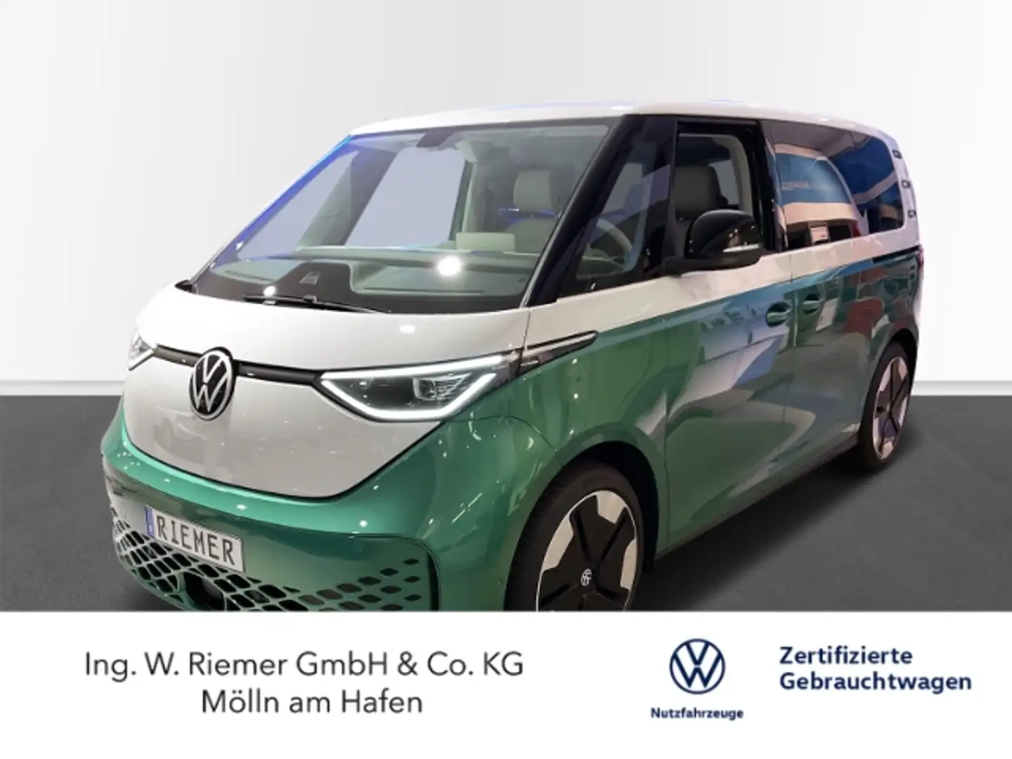 Volkswagen ID. Buzz Pro 150 kW Automatikgetriebe AHK+Navi+digitales Co Weiß - 1