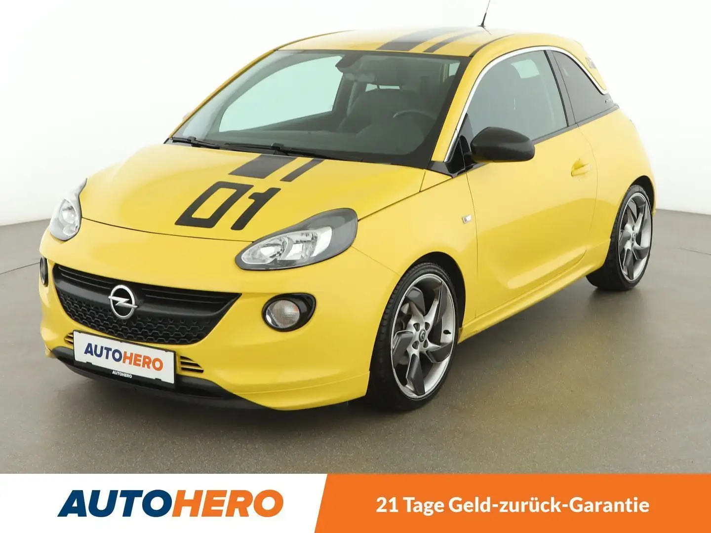 Opel Adam 1.0 Turbo Slam ecoFlex *TEMPO*BT*SHZ*KLIMAAUT* Gelb - 1