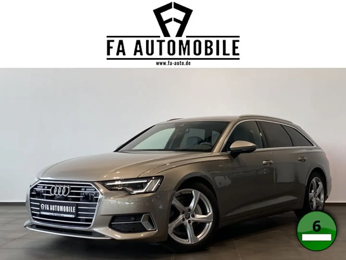 Audi A6 40 TDI Qu. S Line Virtual Matrix Kameras 19" Beige - 1