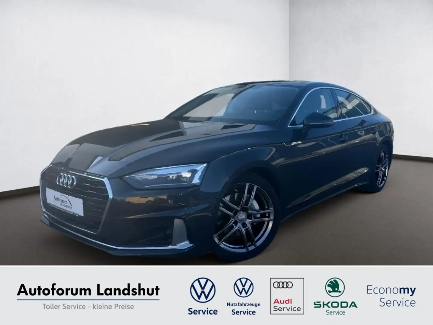 Audi A5 40 TDI advanced LED/MMI+/VIRT/KAM/ACC/ASSIST Gris - 1