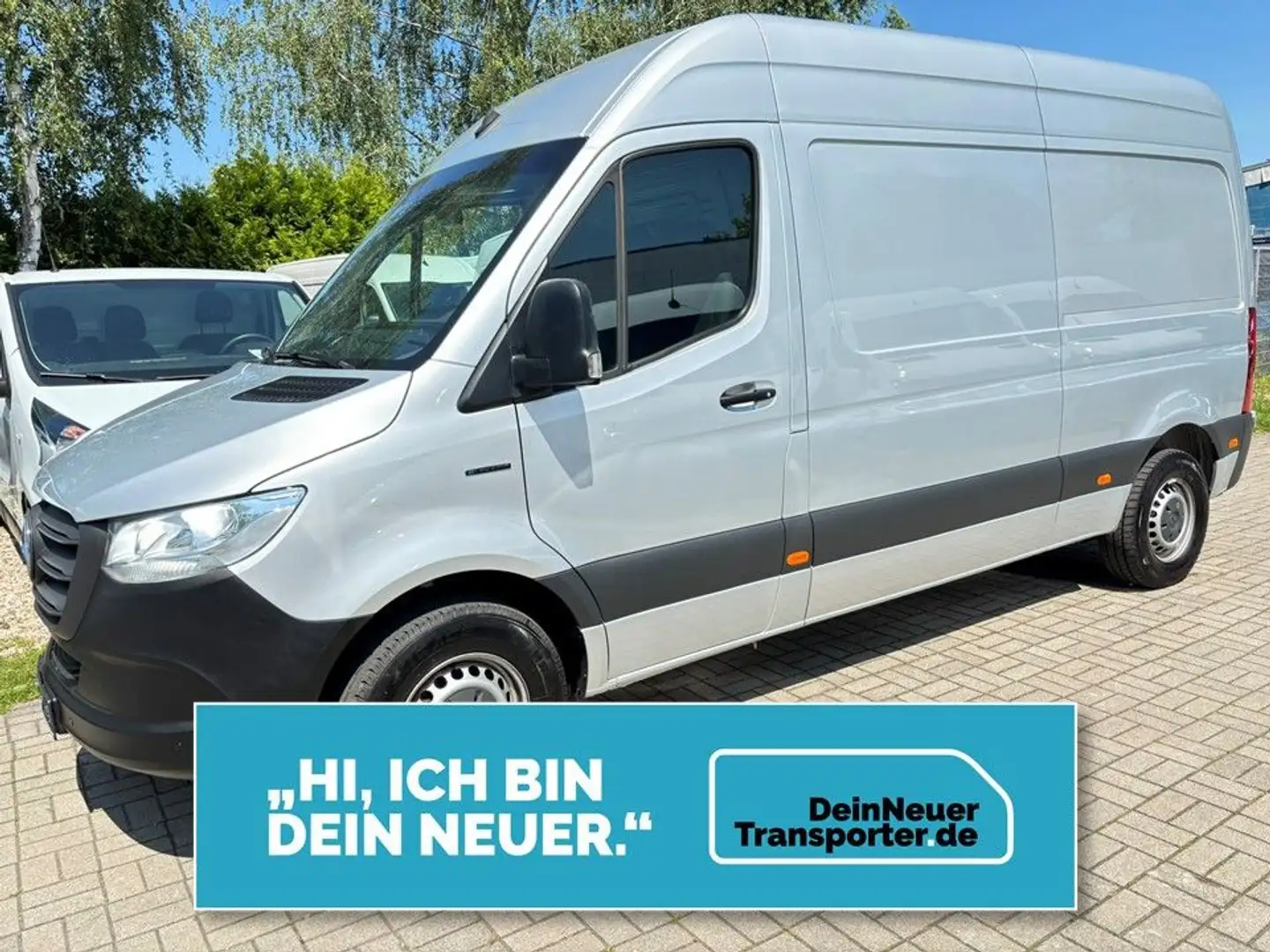 Mercedes-Benz eSprinter Sprinter 312 47 kWh|120km/h TÜV+SERneu Plateado - 1