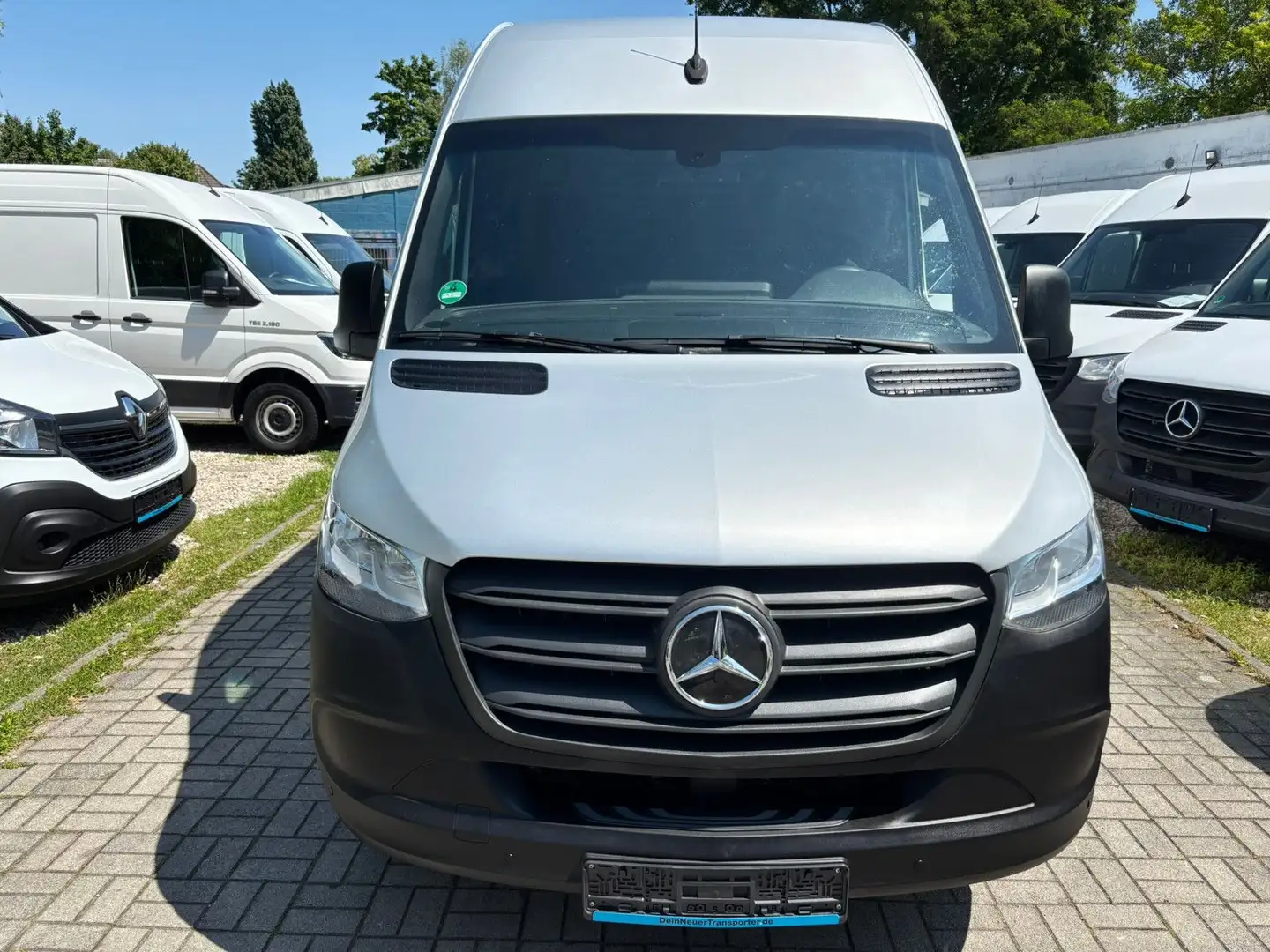 Mercedes-Benz eSprinter Sprinter 312 47 kWh|120km/h TÜV+SERneu Plateado - 2