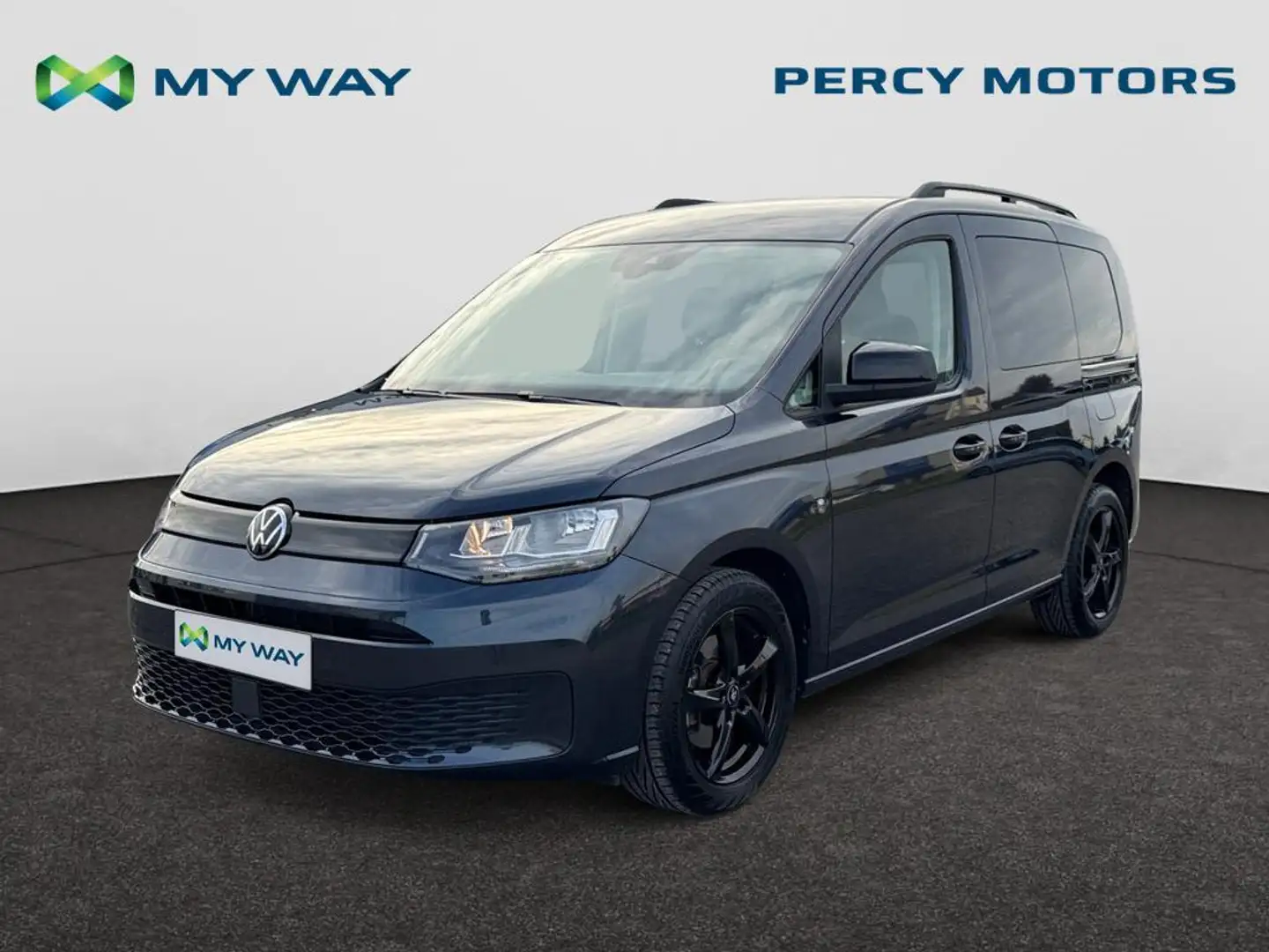 Volkswagen Caddy Caddy Drive 5 places 1,5 l TSI EU6 84 kW Empattement Court Blauw - 1