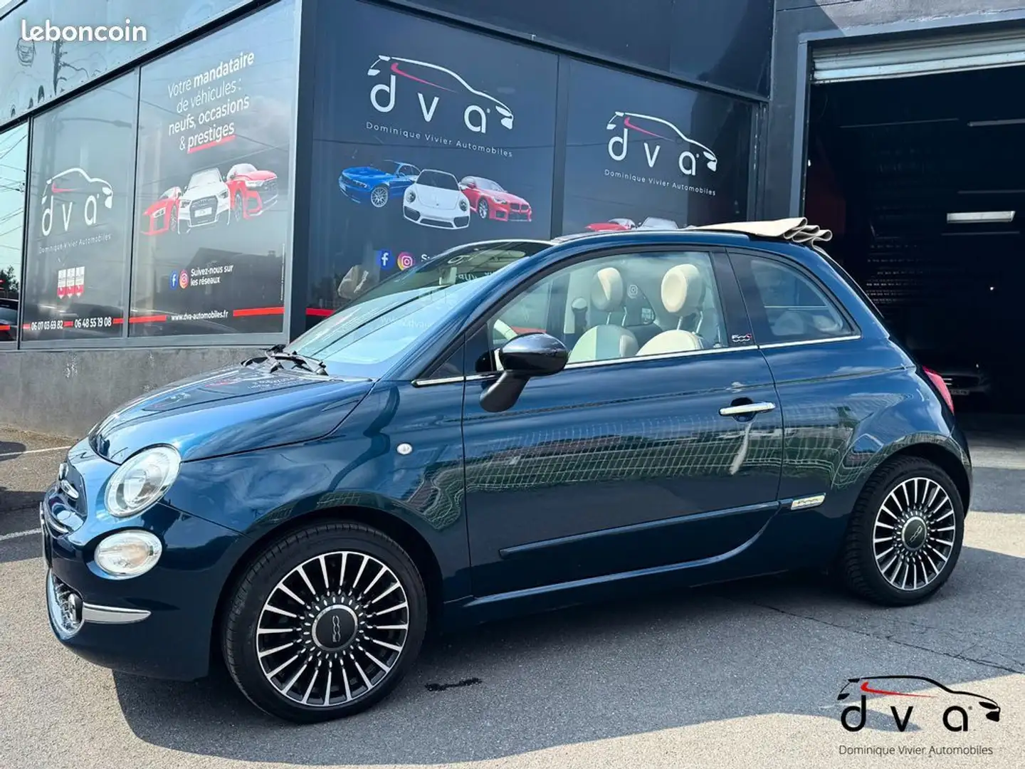 Fiat 500C 500 C 1.3 Multijet 95 ch Blau - 2