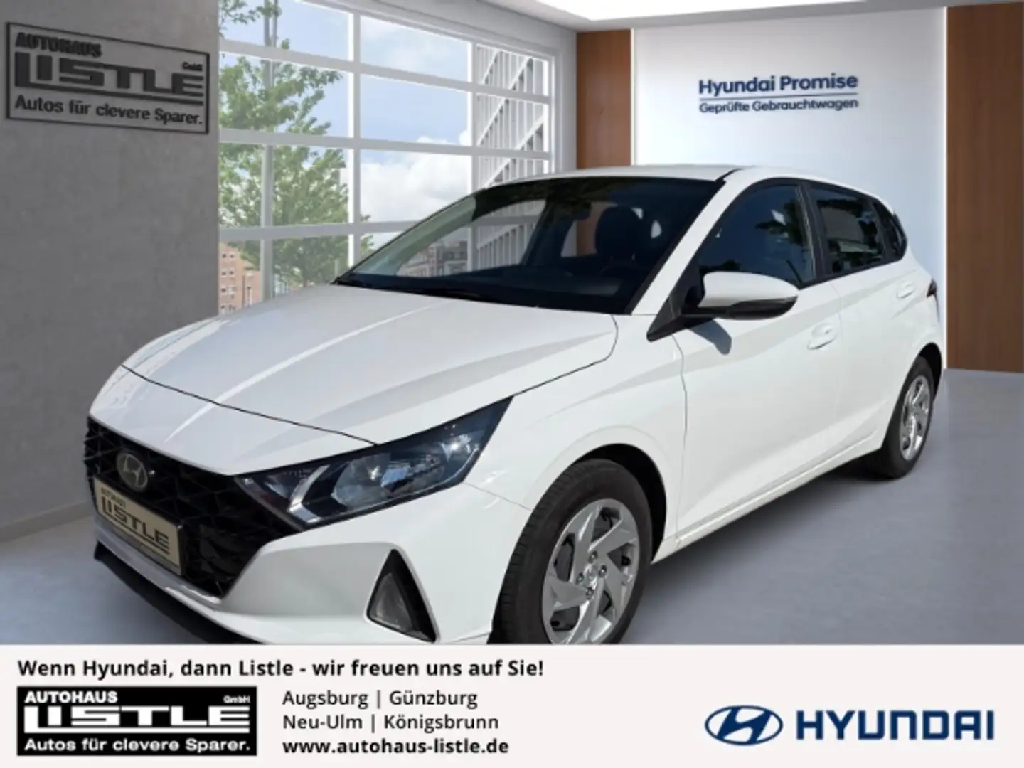 Hyundai i20 Essential Komfort 1.0 T-GDI +CARPLAY+TEMPOMAT+SHZ+ Bianco - 1