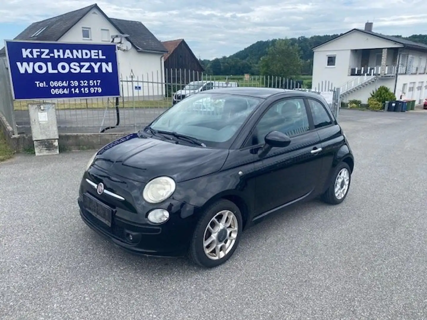 Fiat 500 1,3 16V JTD Multijet Pop DPF+++EXPORT**** Zwart - 1