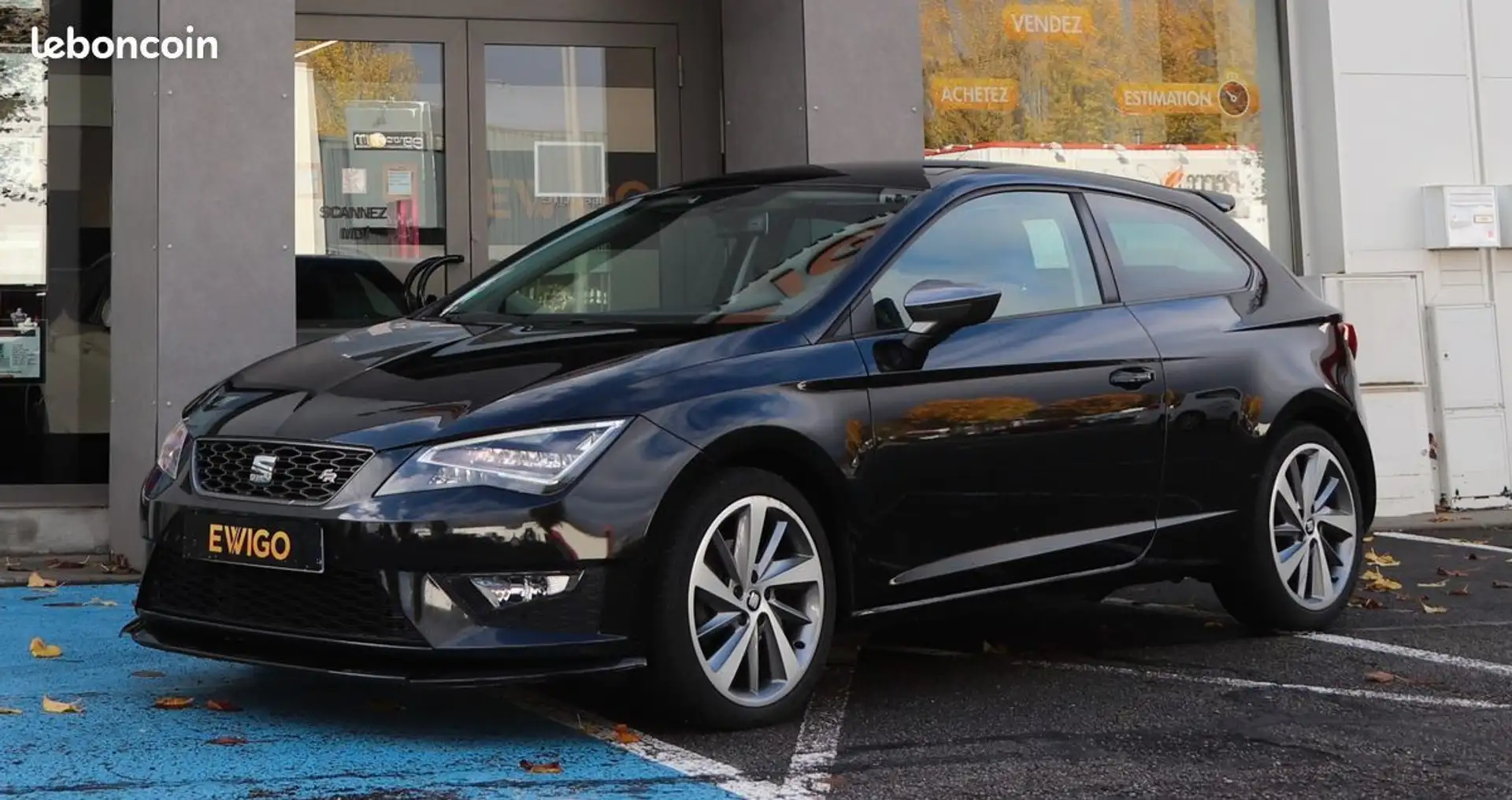 SEAT Leon 2.0 tdi 150 fr black aero dsg bva Noir - 1