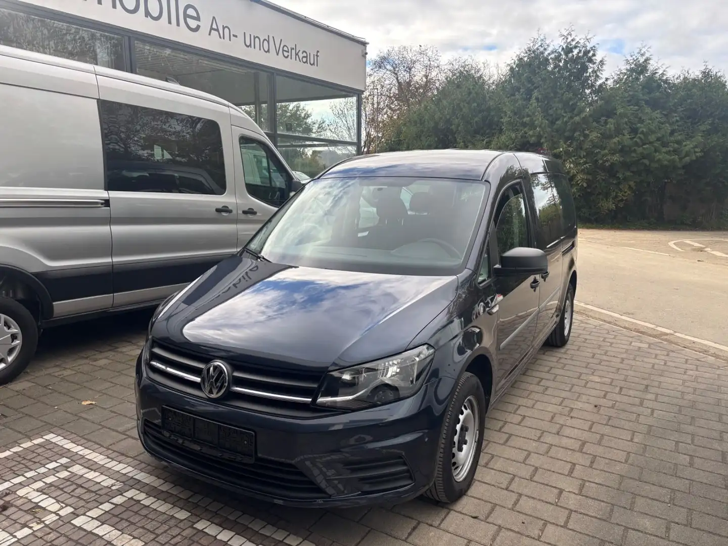 Volkswagen Caddy Nfz Maxi Kombi Bleu - 2