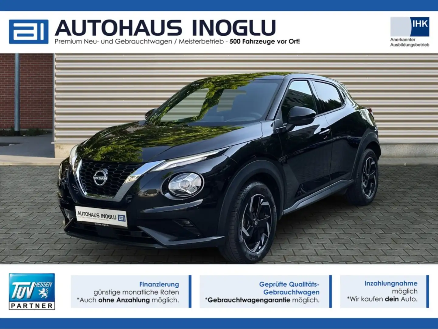 Nissan Juke 1.0 DIG-T N-Connecta Navi+LED+Lenk SHZ+R-Kam+ Argent - 1