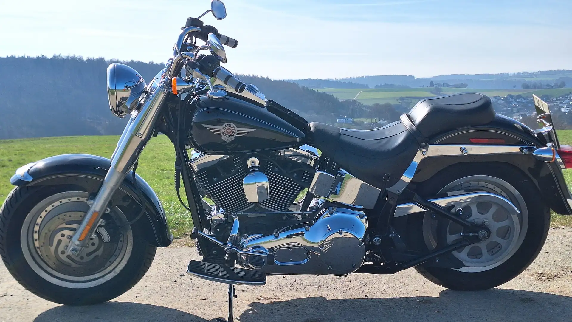 Harley-Davidson Fat Boy Fxstbi Чорний - 2