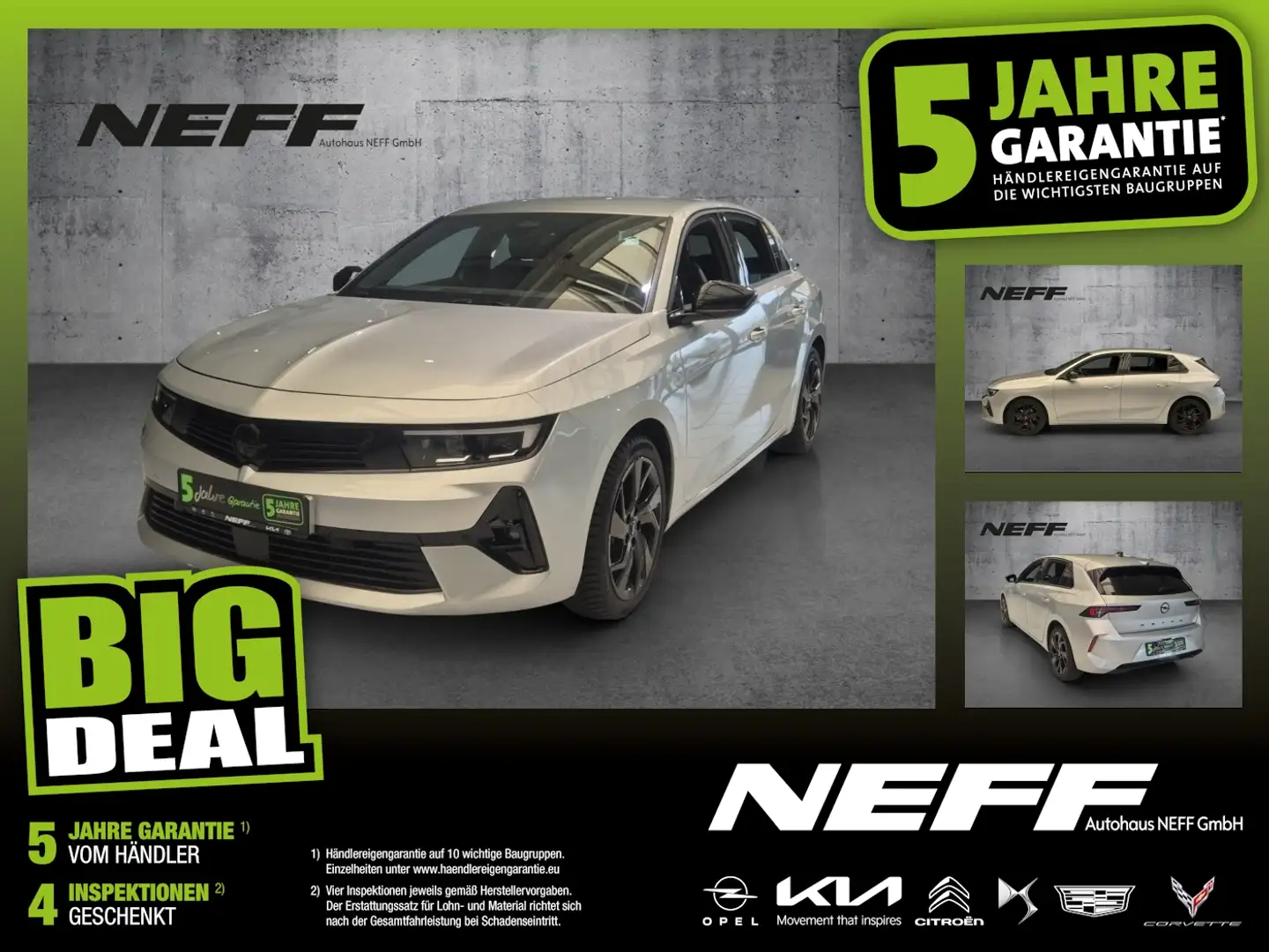 Opel Astra L 1.2 Turbo GS ACC+LED+Navi+SHZ+2xKlima+LM Grau - 1