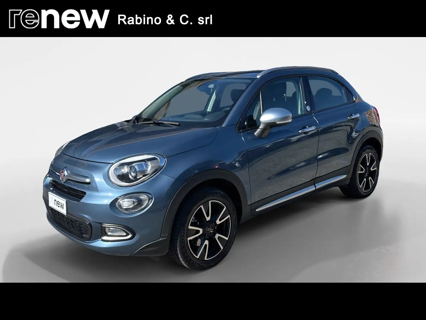 Fiat 500X 1.4 T-Jet 120 CV GPL Lounge Blauw - 1
