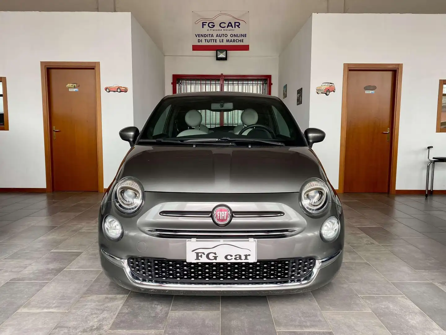 Fiat 500 1.0 hybrid Dolcevita 70cv NEOPATENTATI Gris - 1