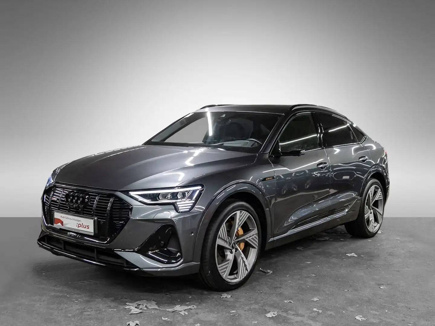 Audi e-tron 55 quattro S line Head Up AHK Grau - 2