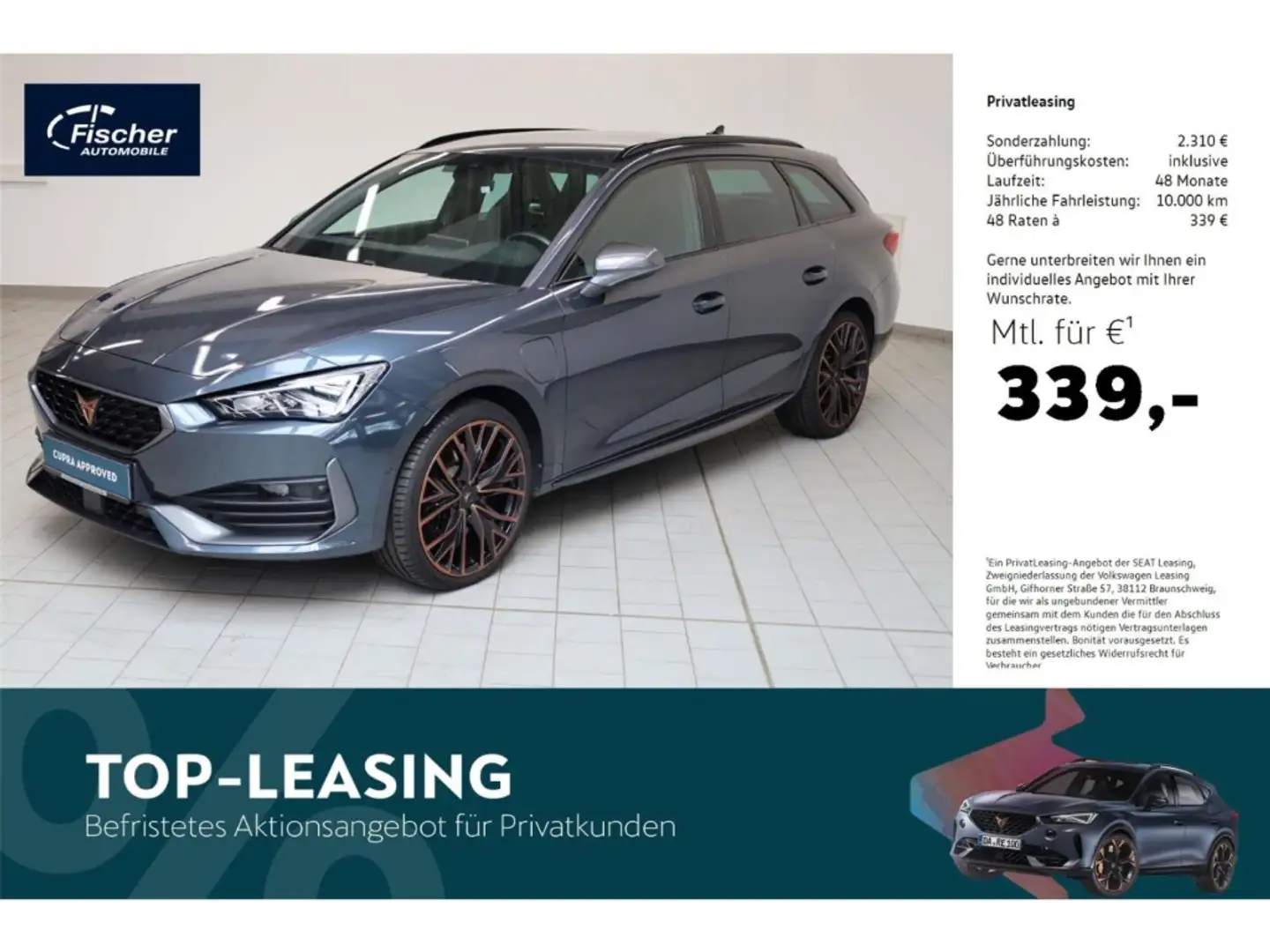 CUPRA Leon Sportstourer 1.4 e-Hybrid VZ Grau - 1
