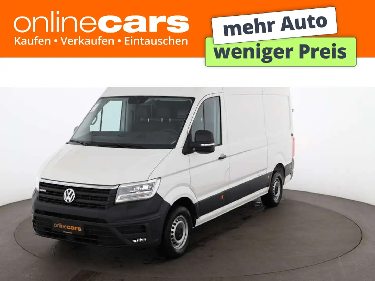 Volkswagen Crafter E 35 Kasten 36kWh Aut LED R-KAMERA NAVI Weiß - 1