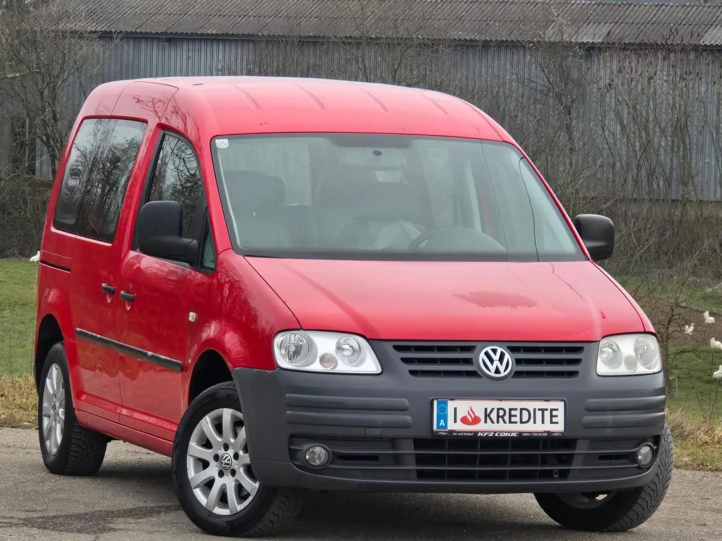 Volkswagen Caddy Kombi EcoFuel Economy Top* Kredit* Klima* Gepflegt Rot - 2