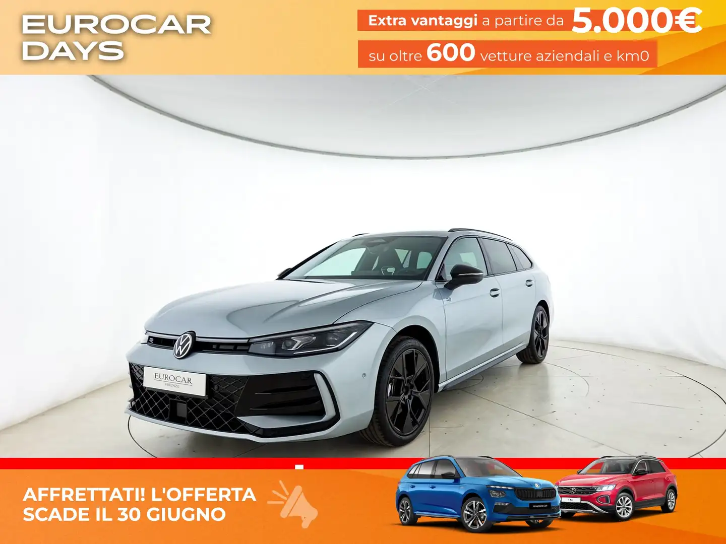 Volkswagen Passat Variant 1.5 etsi act r-line 150cv dsg Šedá - 1