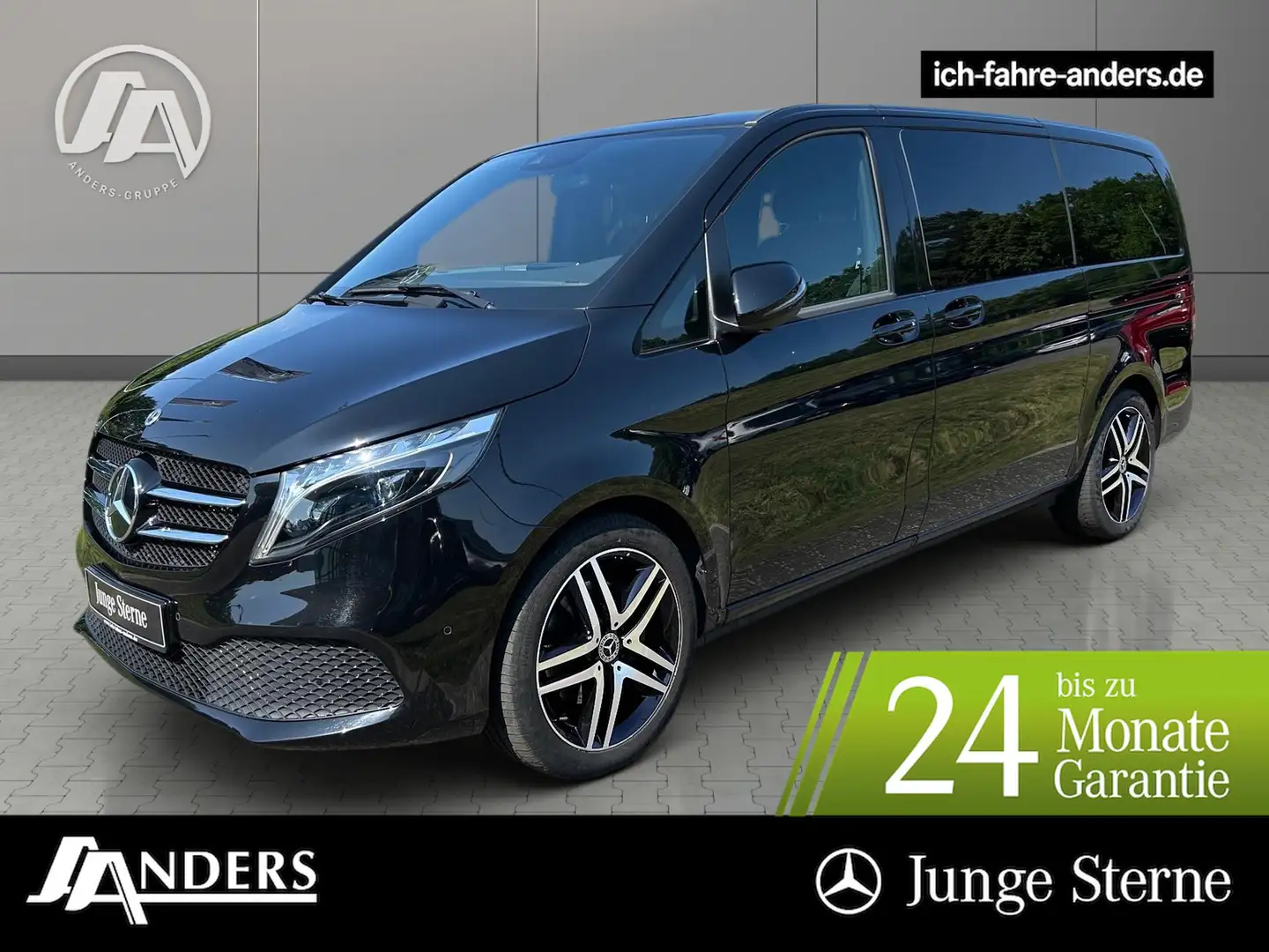 Mercedes-Benz V 300 LED*Standhz*AHK2,5t*Klima*Kamera*SHZ*Navi Zwart - 1