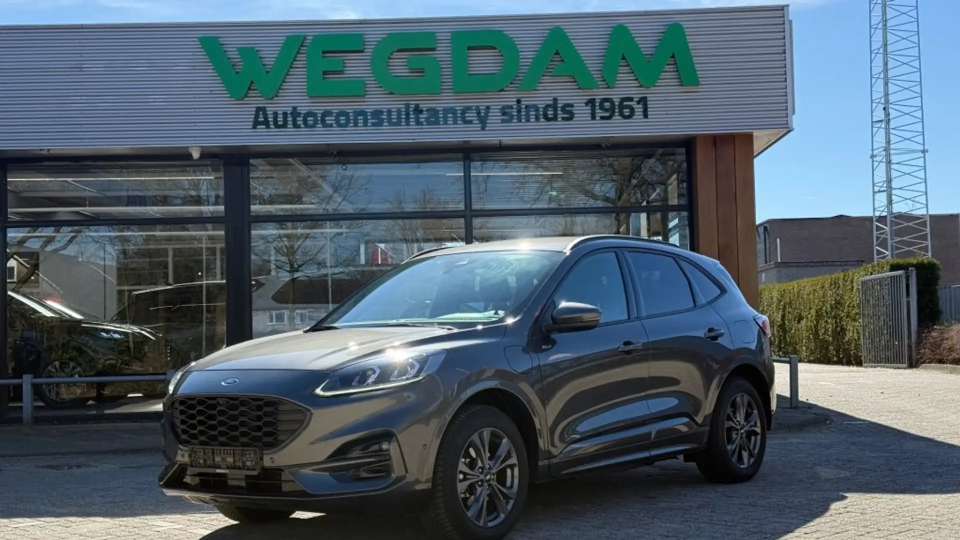 Ford Kuga 2.5 PHEV ST-LINE X / Trekhaak+Driver+Techno+Winter Grau - 1