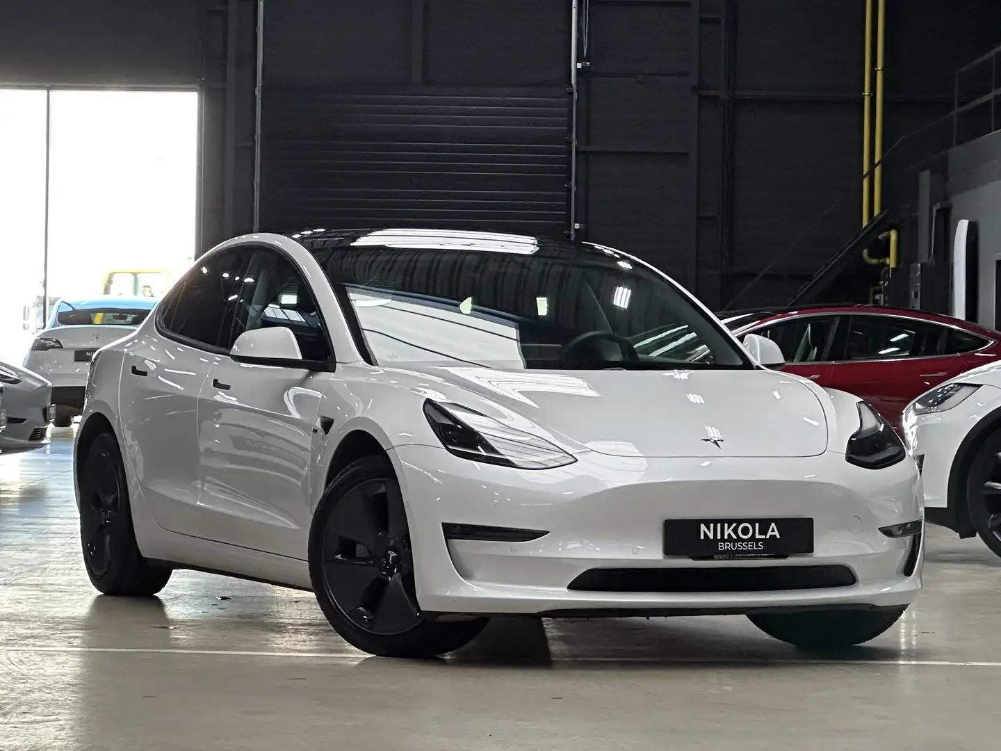 Tesla Model 3 LONG RANGE AWD - 2021 MODEL - ENHANCED AP Blanc - 1