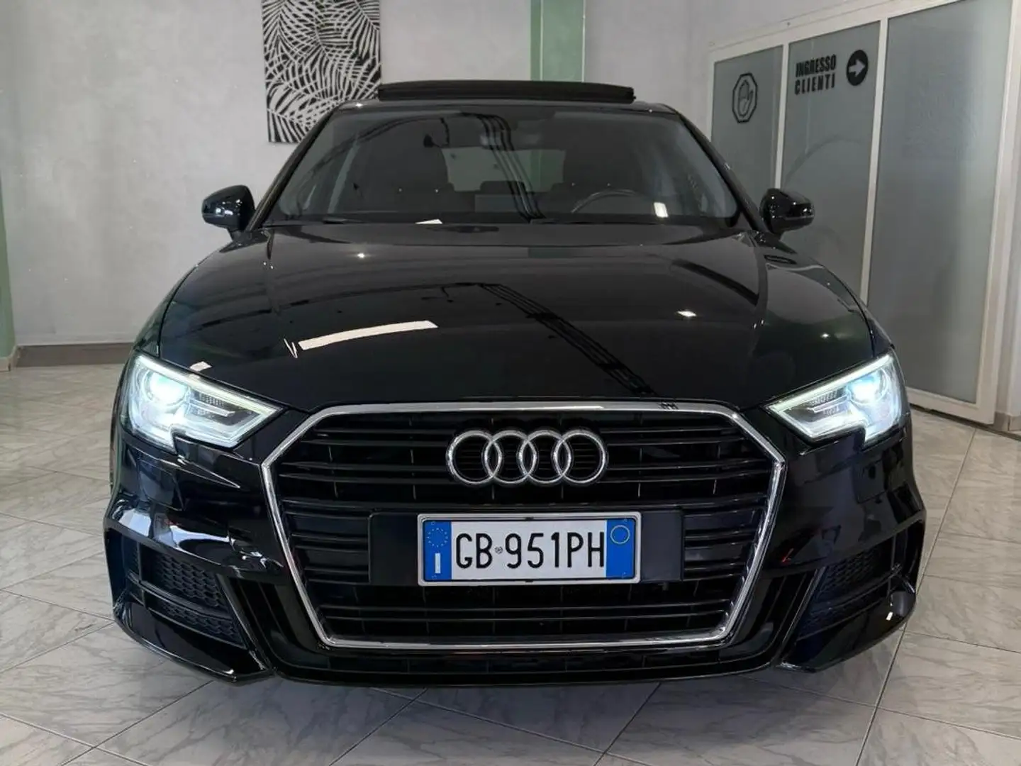 Audi A3 A3 2020 S-line TETTO PANORAMICO 2.0 DIESEL 150cv Nero - 2