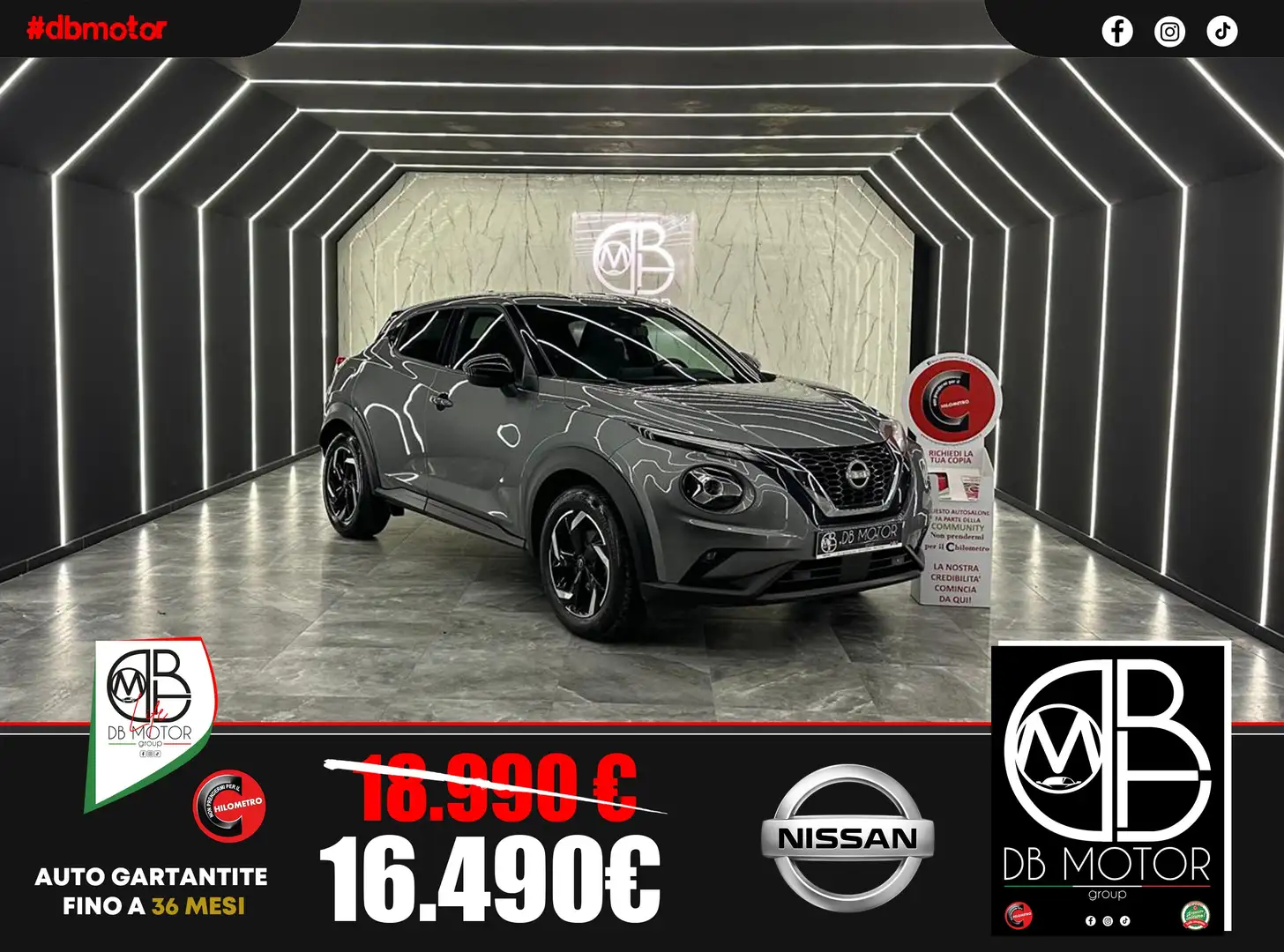 Nissan Juke Juke II 1.0 dig-t N-Connecta 114cv Gris - 1