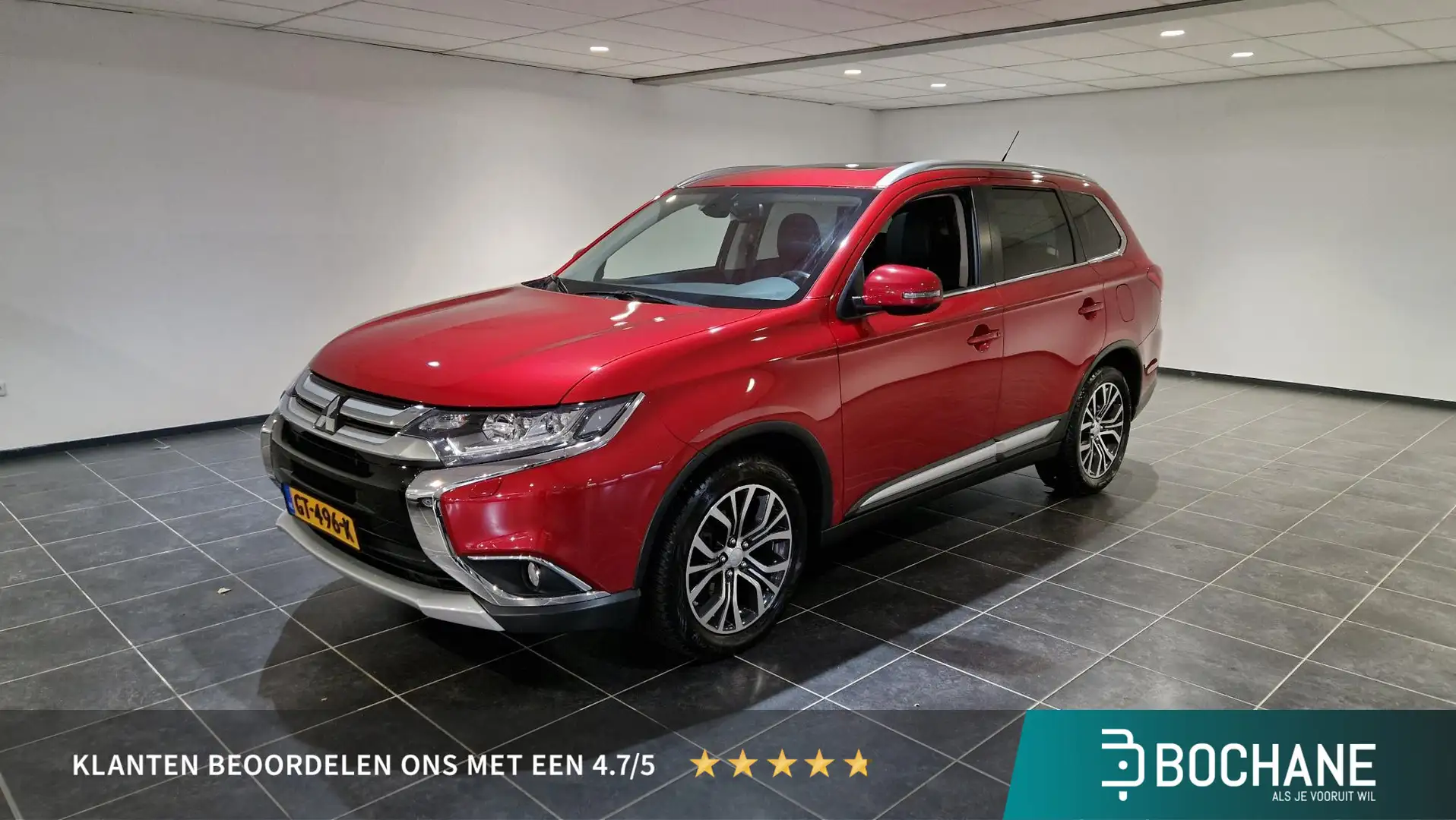 Mitsubishi Outlander 2.0 Instyle 4WD | 7-persoons | Trekhaak | Schuifda Rood - 1