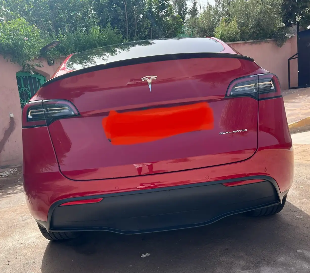 Tesla Model Y Long Range Dual Motor awd Rojo - 2