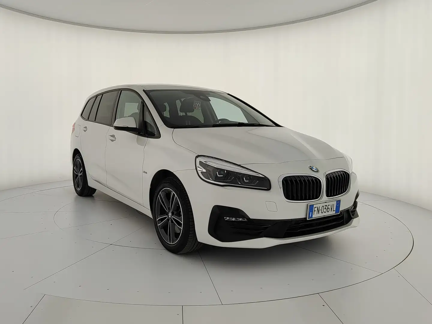 BMW 218 218i Gran Tourer 140cv auto 7 POSTI,TAGLIANDI BMW Blanc - 1