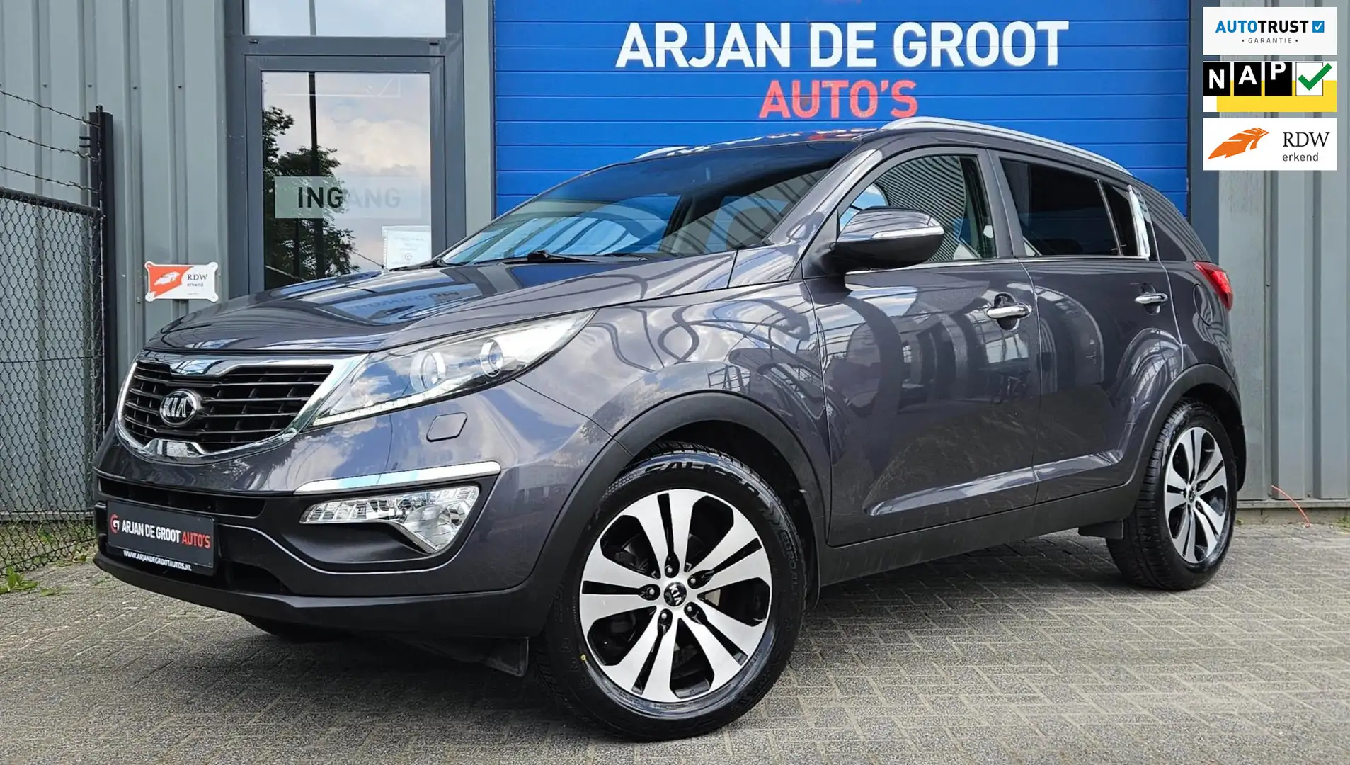 Kia Sportage 2.0 Super Pack 163PK AUTOMAAT Navi Cruise Camera C Grijs - 1